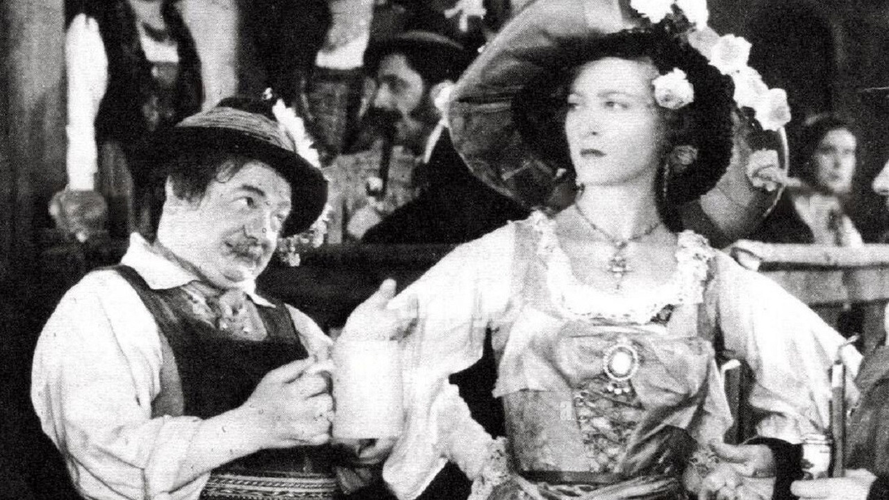 Backdrop for La Wally