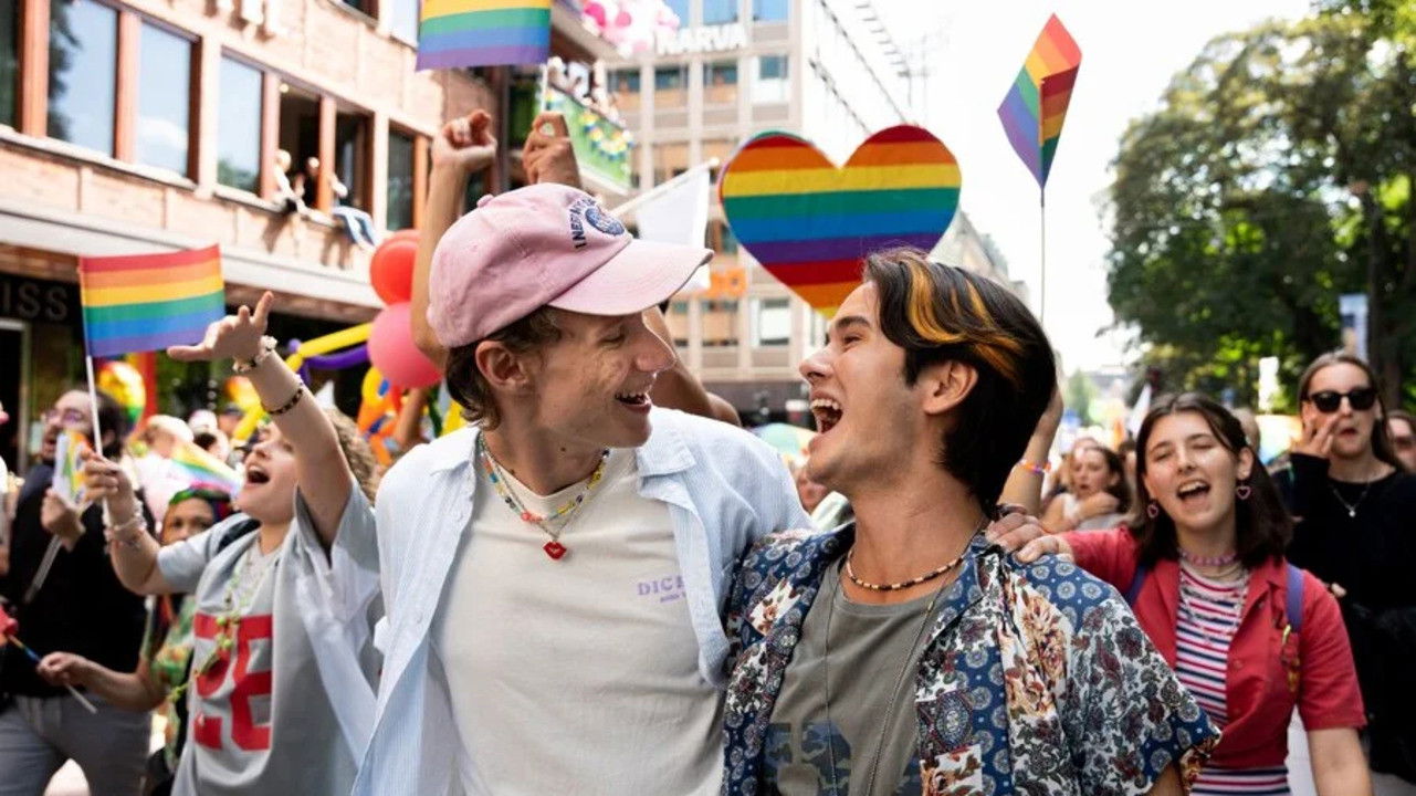 Backdrop for Stockholm Pride