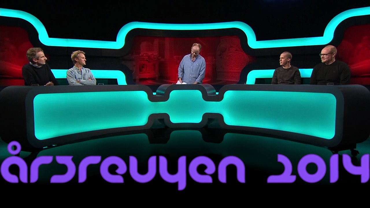 Backdrop for Årsrevyen med Harald Eia