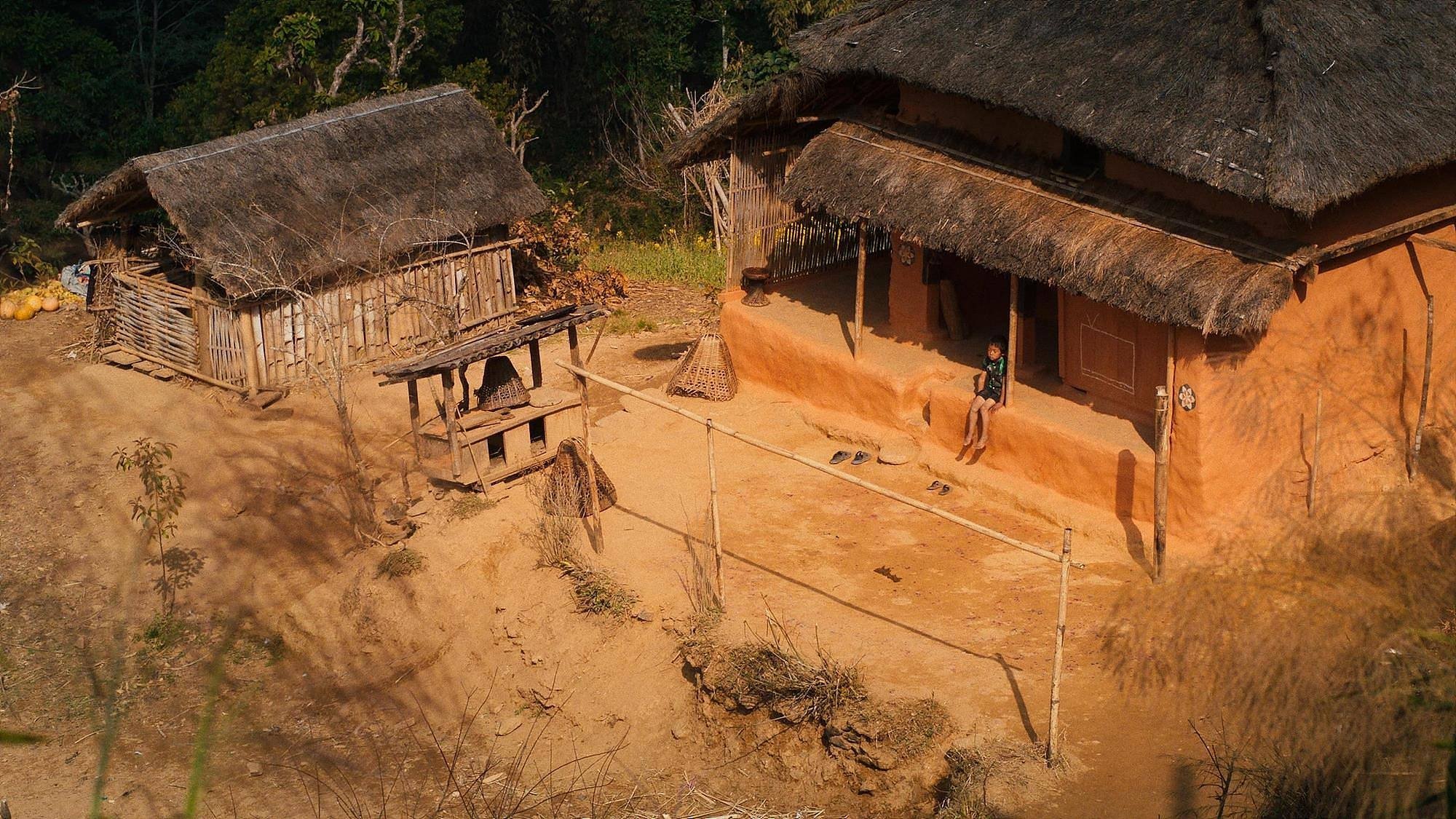 Backdrop for A Road to a Village