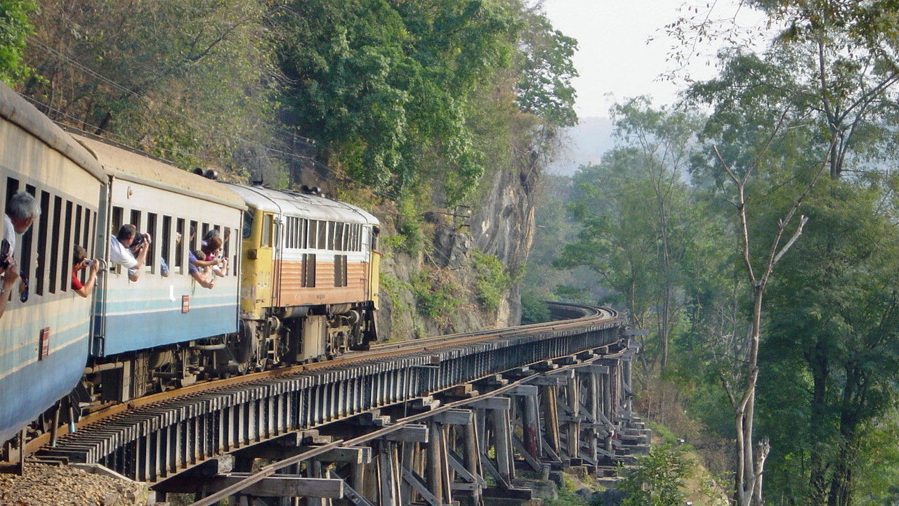 Backdrop for With the Train Through...