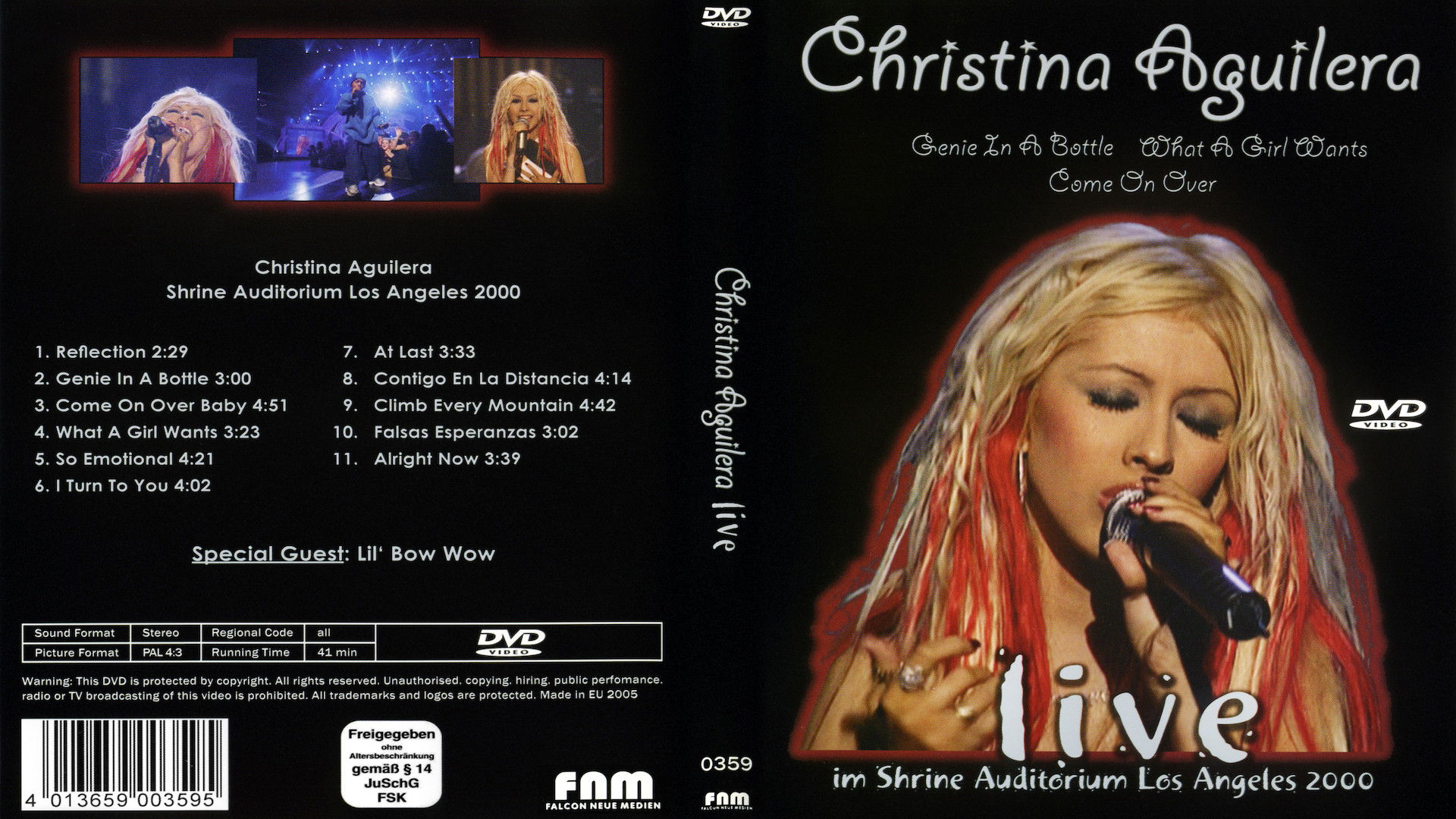 Backdrop for Christina Aguilera: Live im Shrine Auditorium Los Angeles