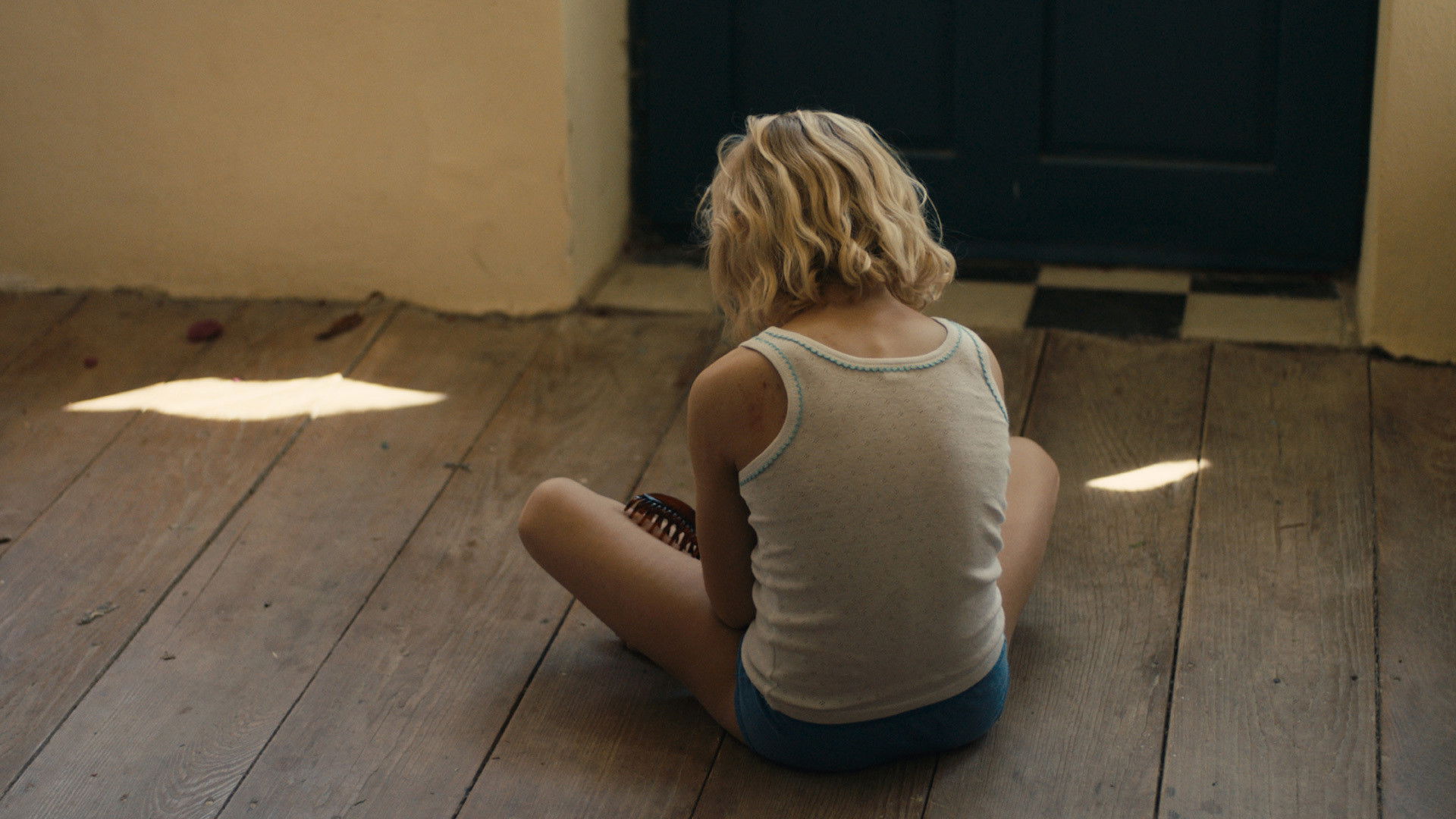 Backdrop for Dark Blue Girl