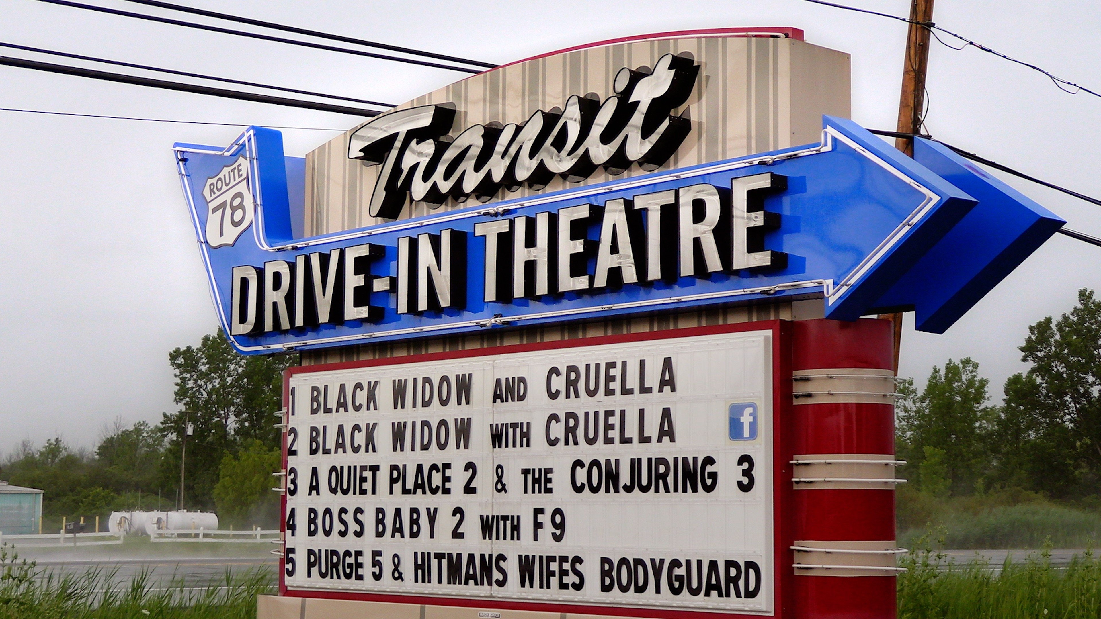 Backdrop for Back to the Drive-in