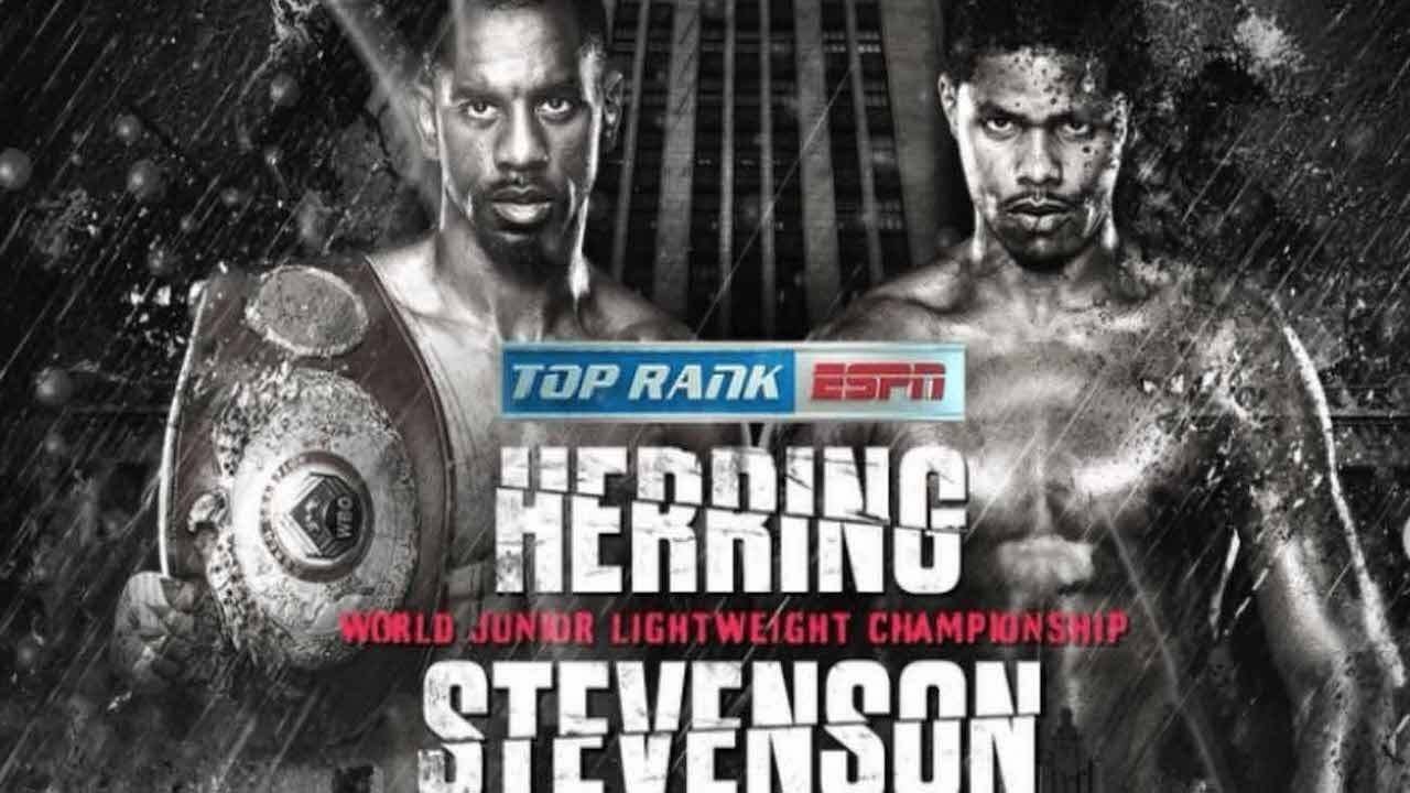 Backdrop for Jamel Herring vs. Shakur Stevenson