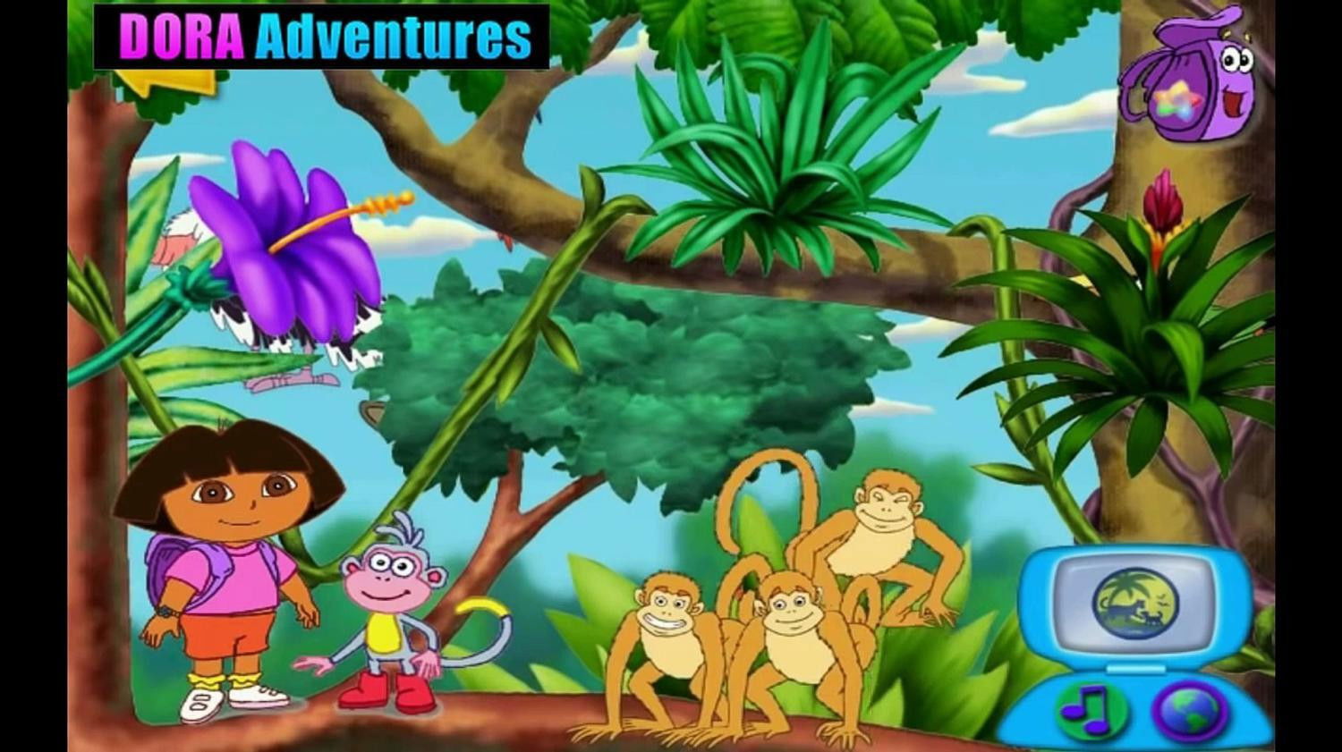 Backdrop for Dora the Explorer: Animal Adventures