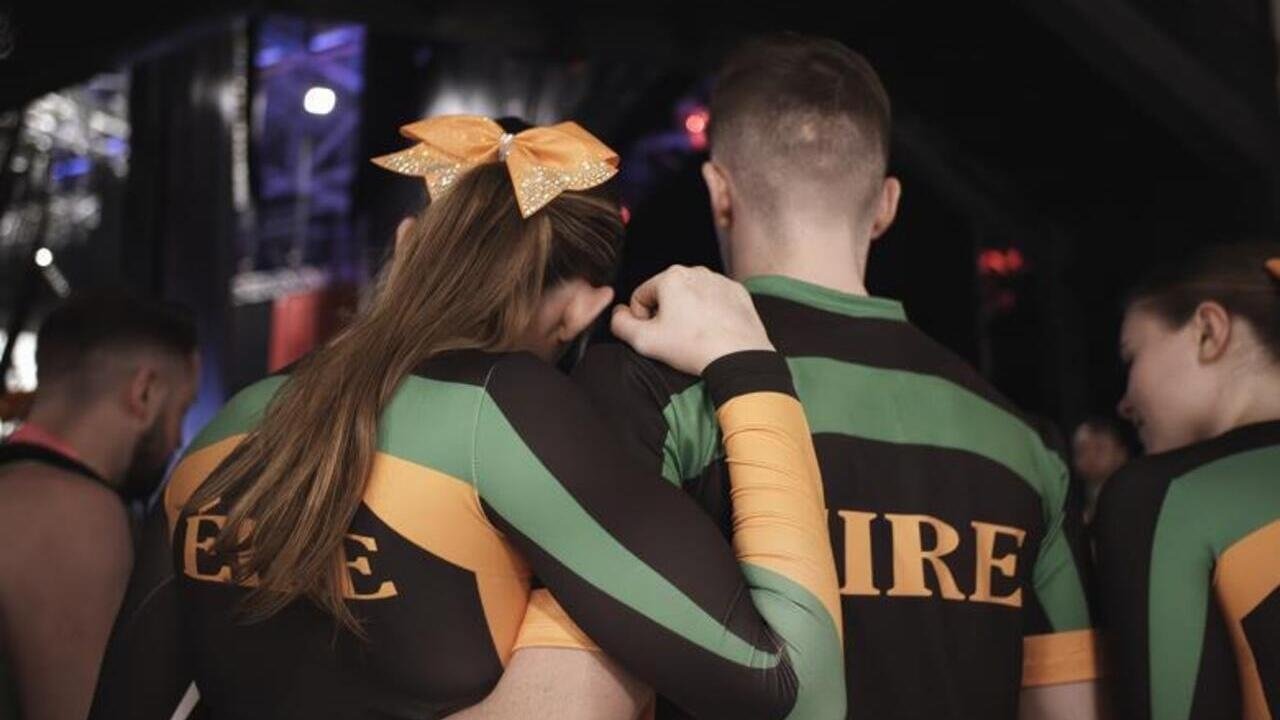 Backdrop for Eat / Sleep / Cheer / Repeat