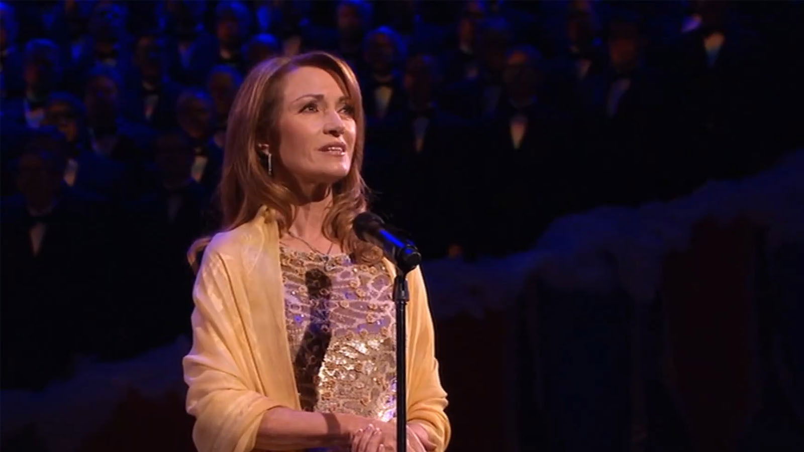 Backdrop for Once Upon A Christmas Featuring Jane Seymour and Nathan Gunn