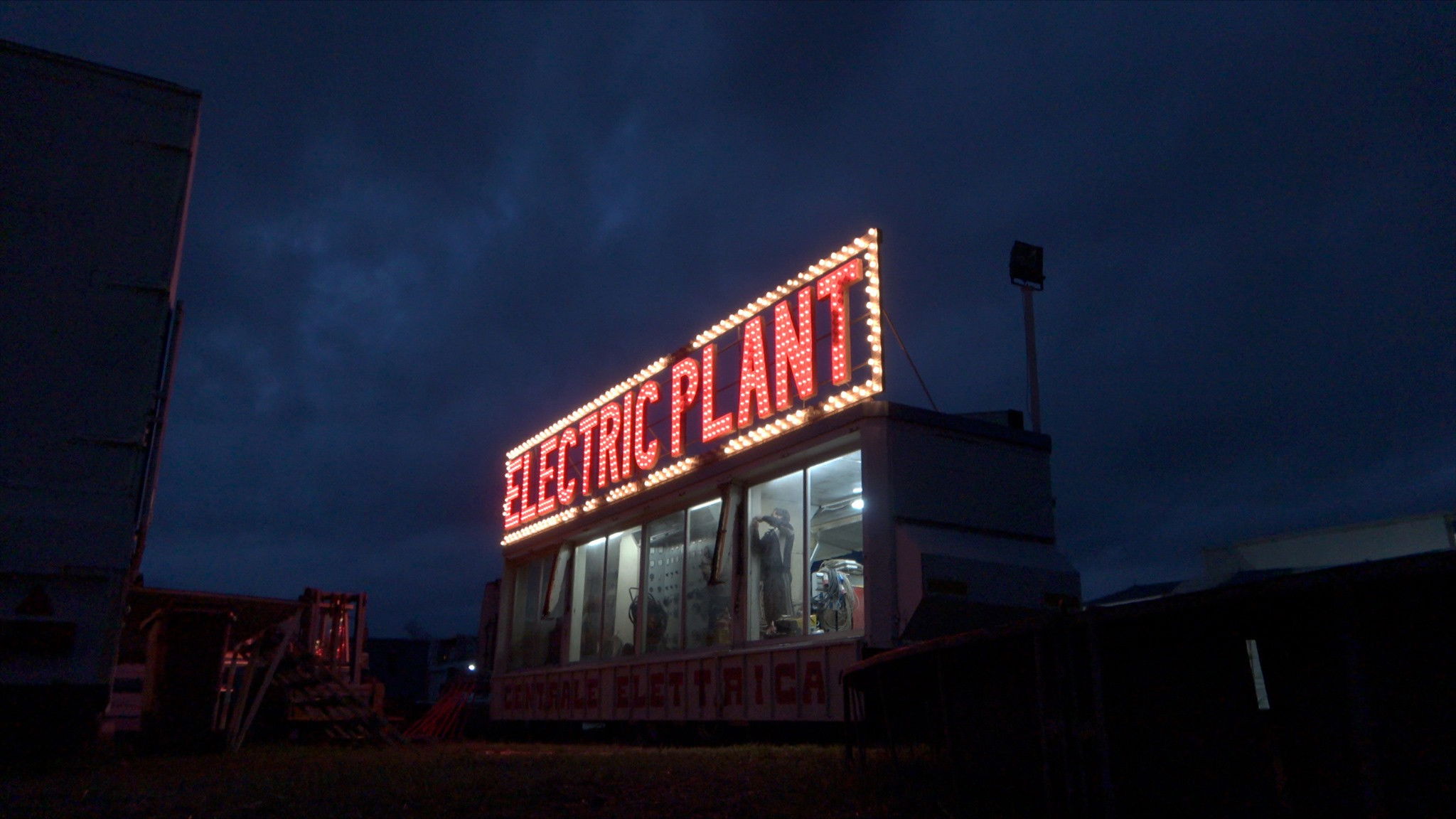 Backdrop for The White Caravan