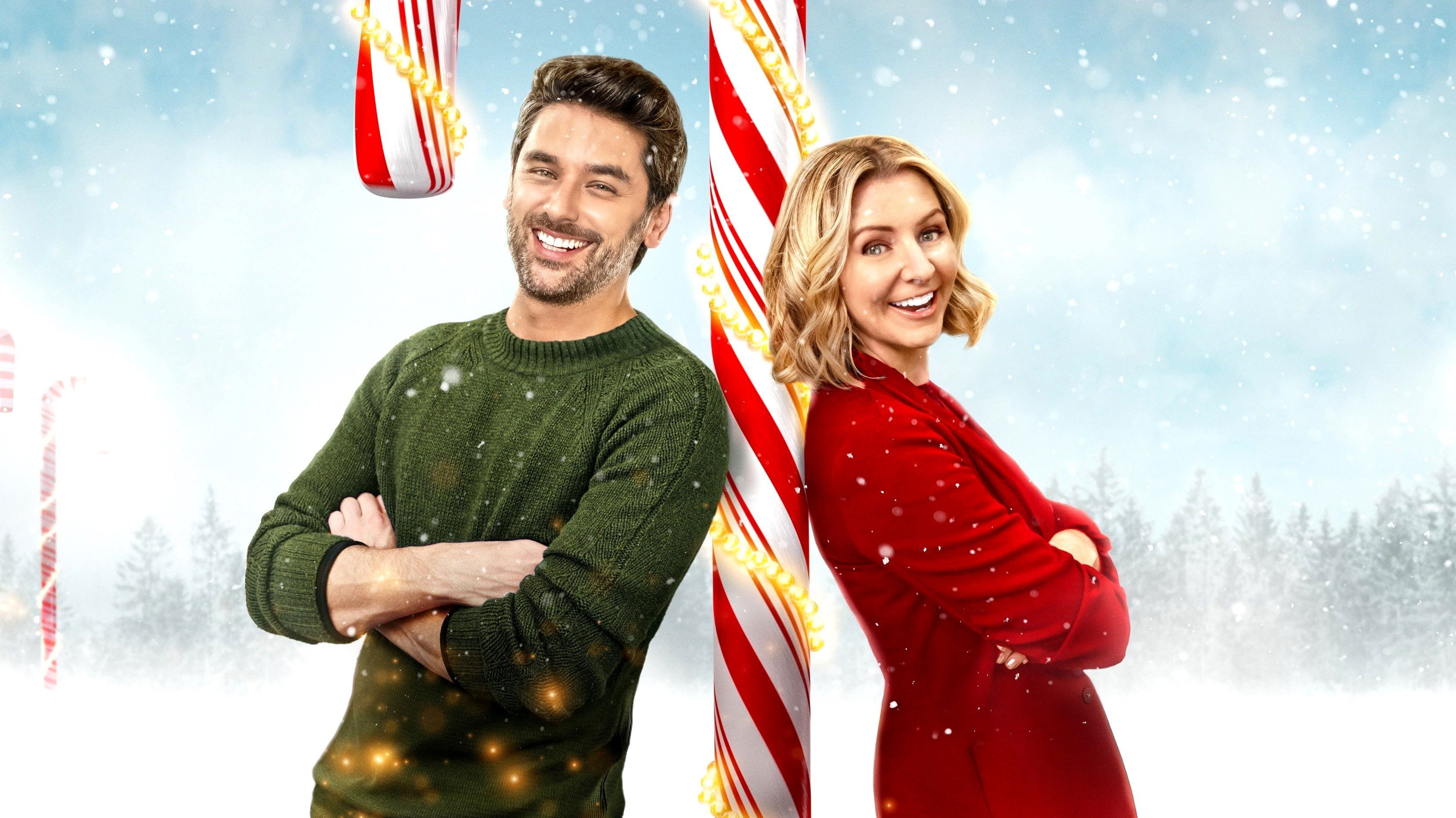 Backdrop for Candy Cane Christmas