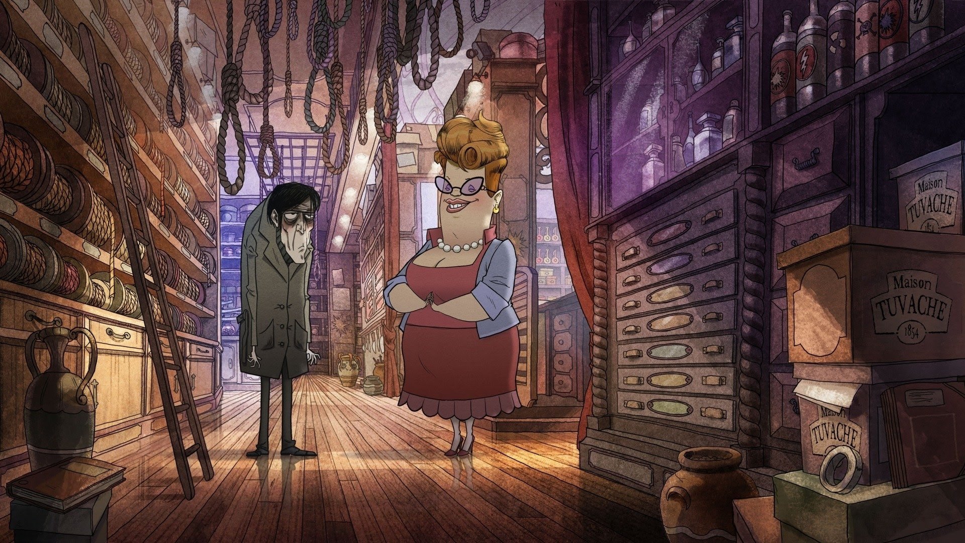 Backdrop for The Suicide Shop