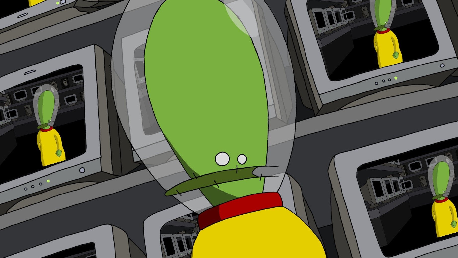 Backdrop for Mercano the Martian