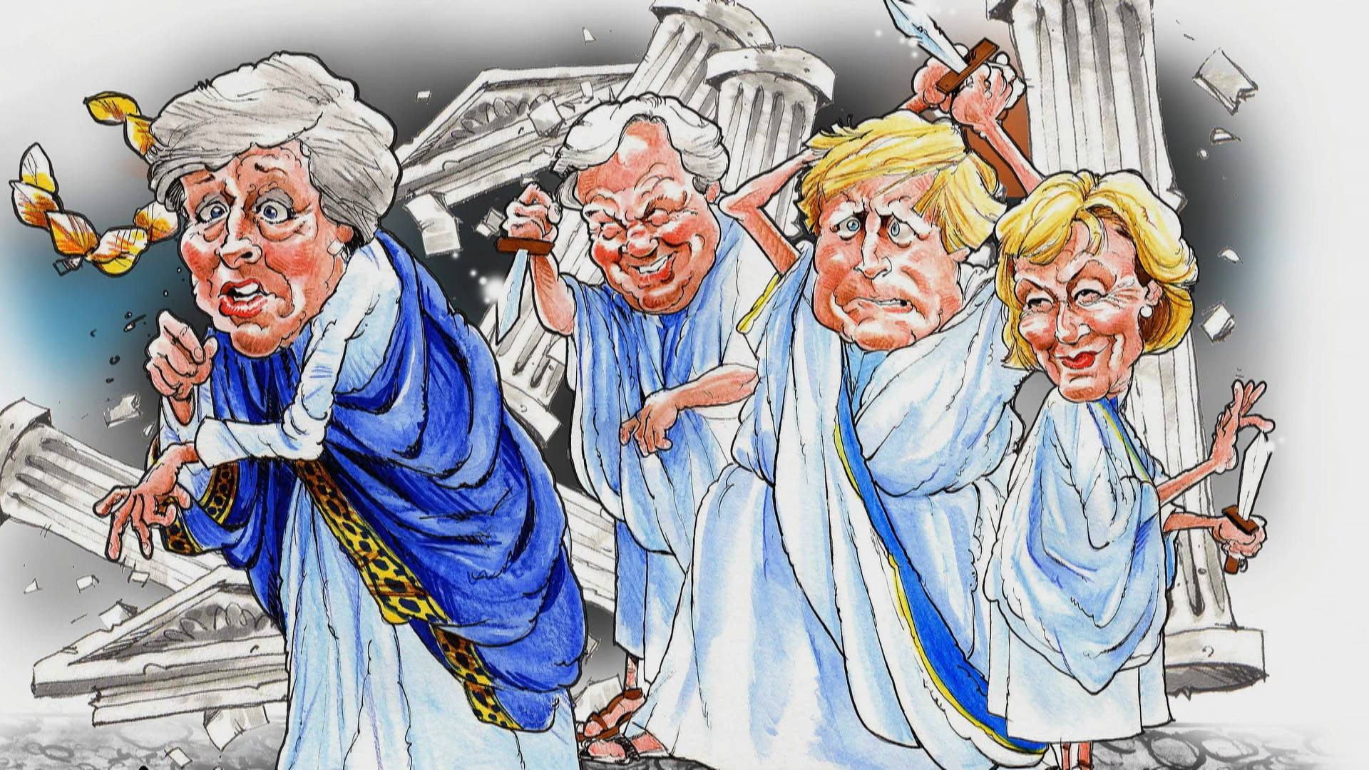 Backdrop for Julius Caesar Revealed