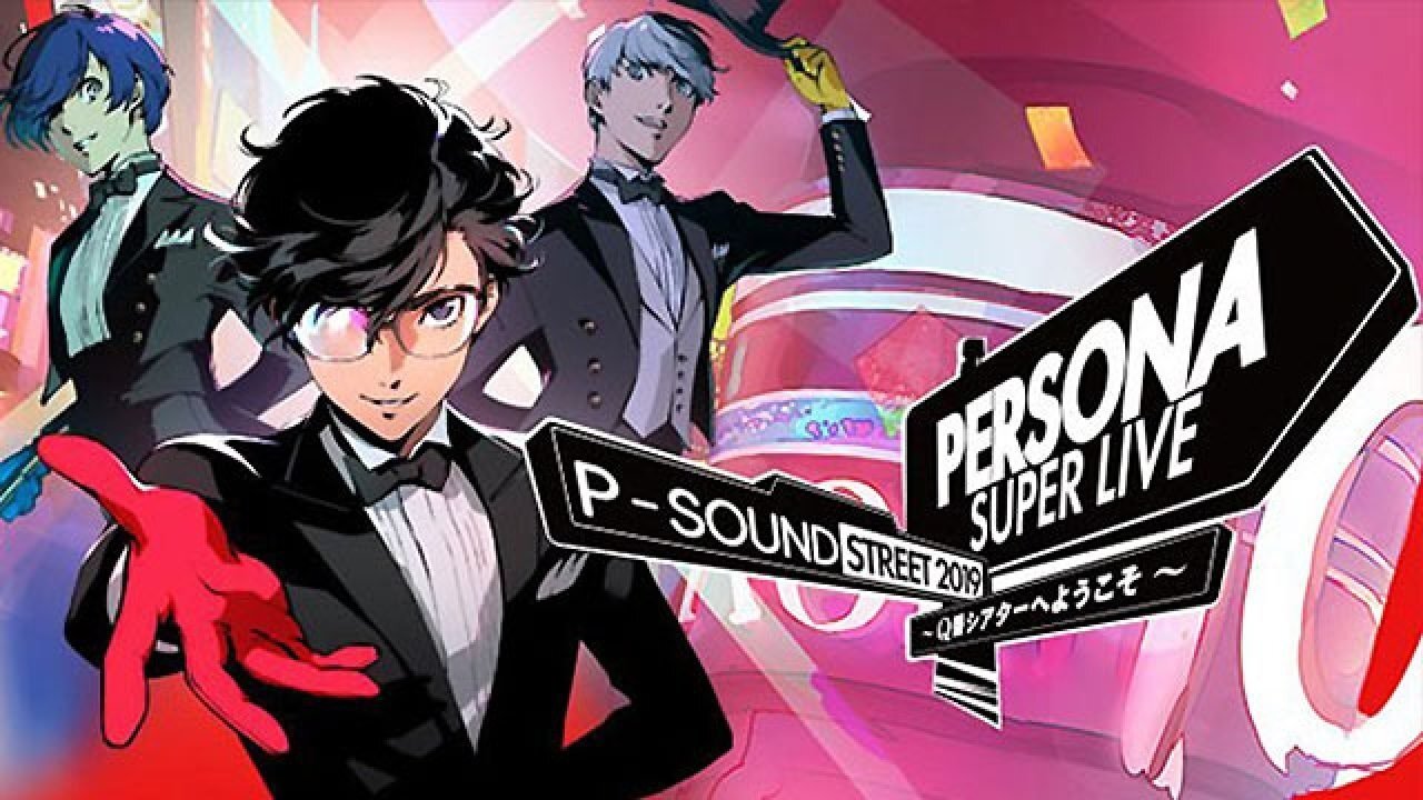 Backdrop for Persona Super Live P-Sound Street 2019 - Welcome To Q Theater