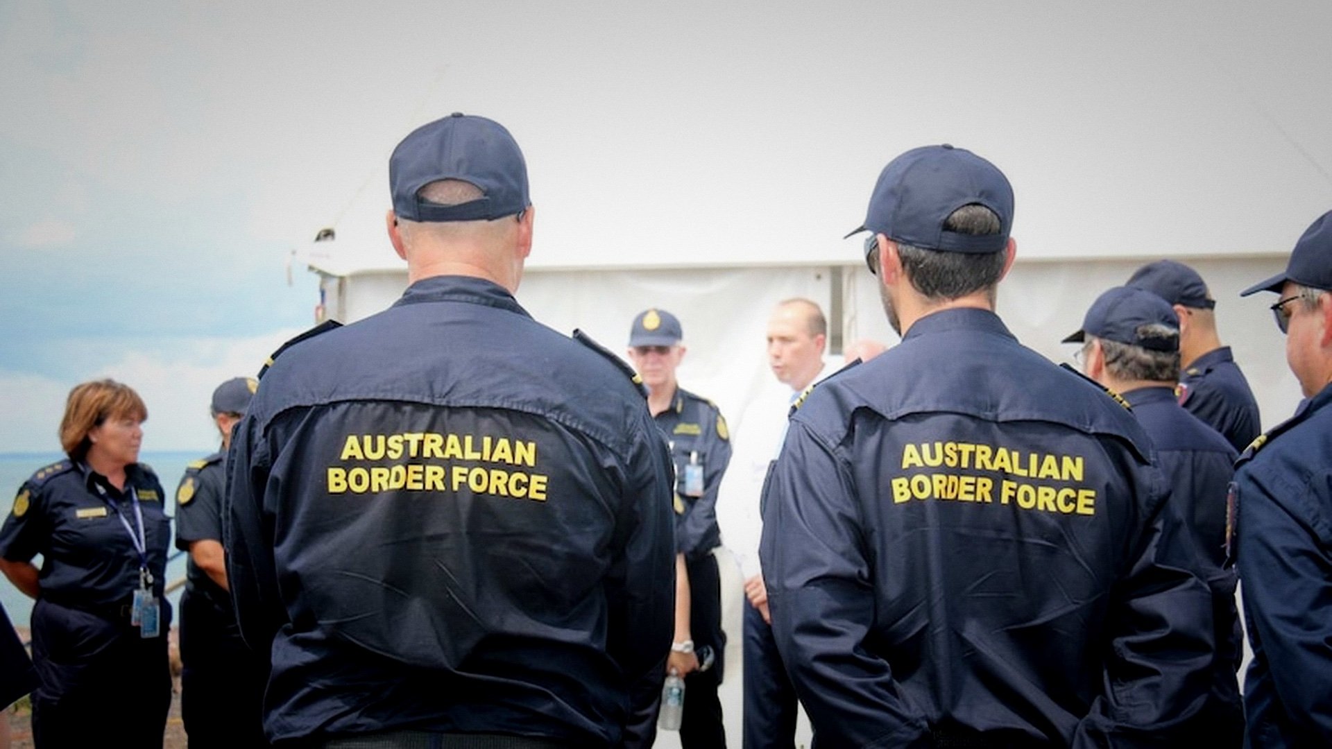 Backdrop for Border Security: Australia's Front Line