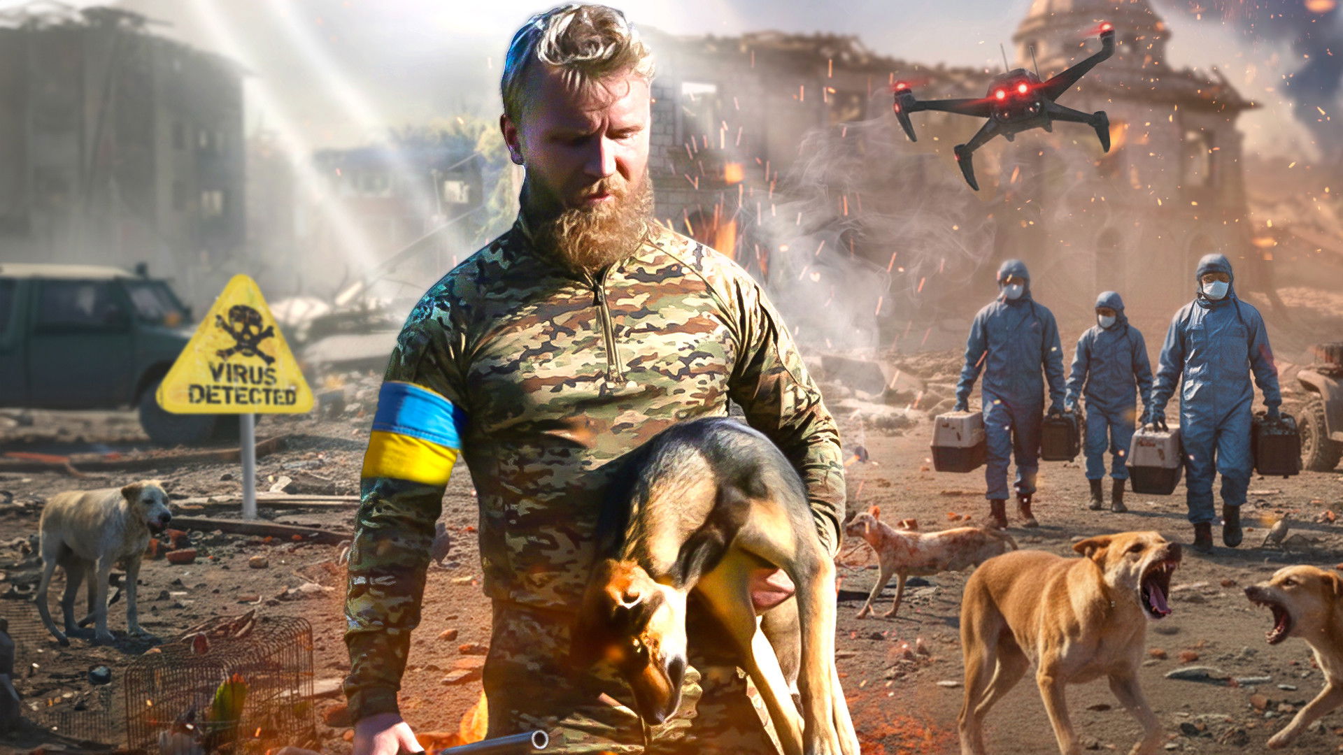 Backdrop for Rage en Ukraine : des vétériaires en première ligne