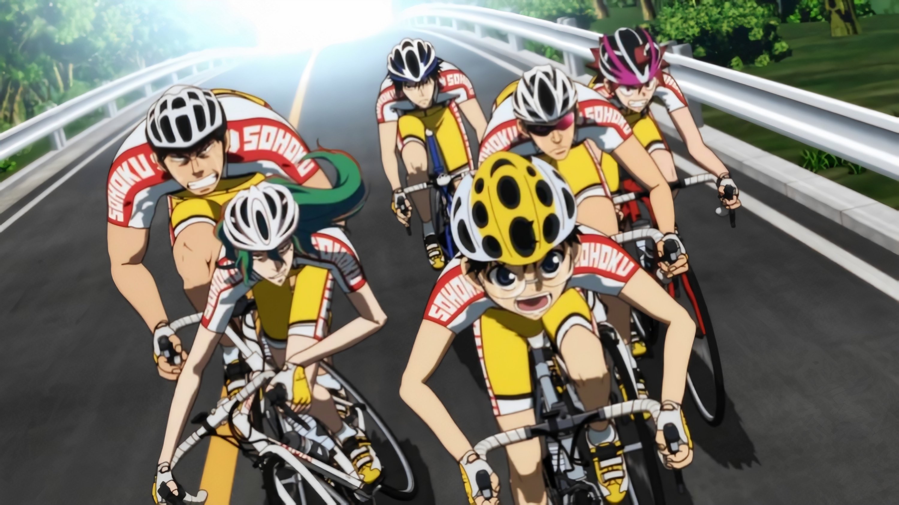 Backdrop for Yowamushi Pedal