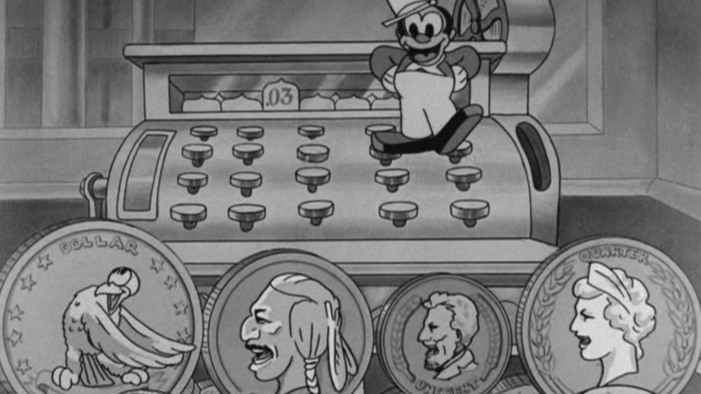 Backdrop for We're in the Money