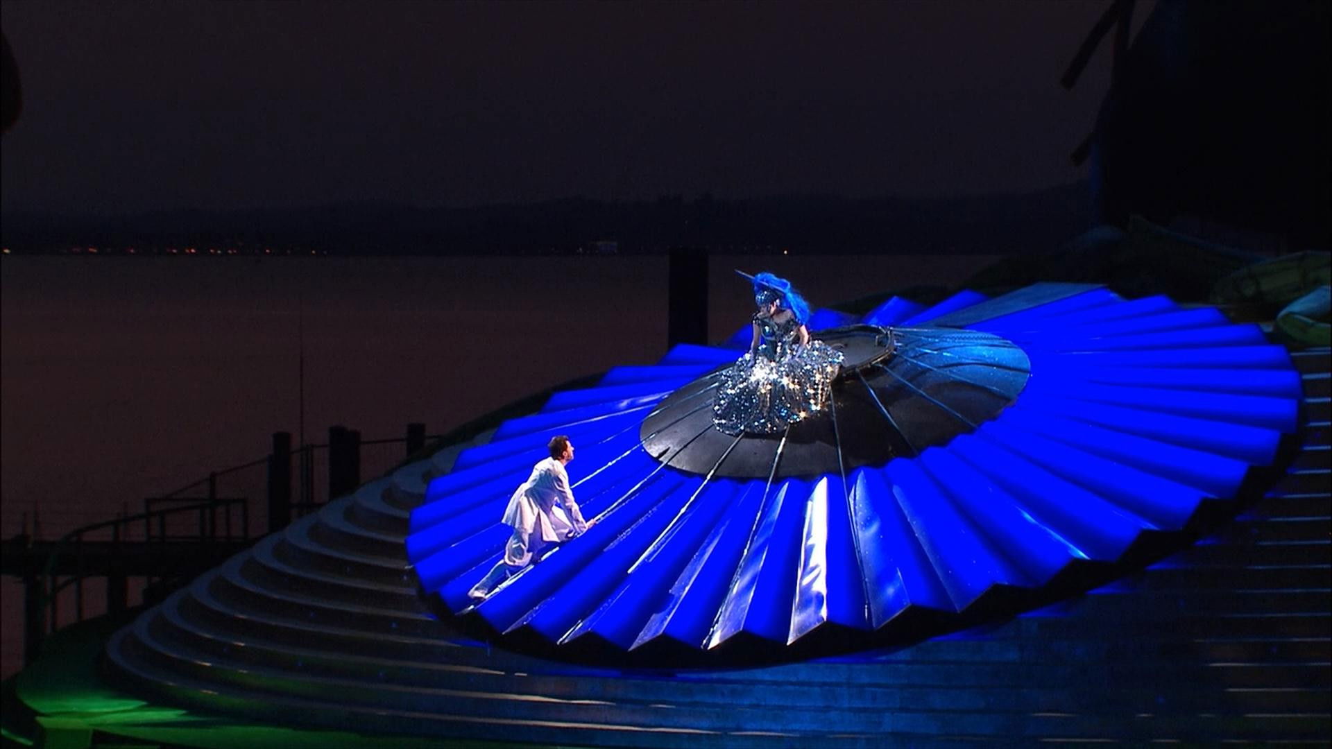 Backdrop for Mozart: The Magic Flute (Bregenz Festival)