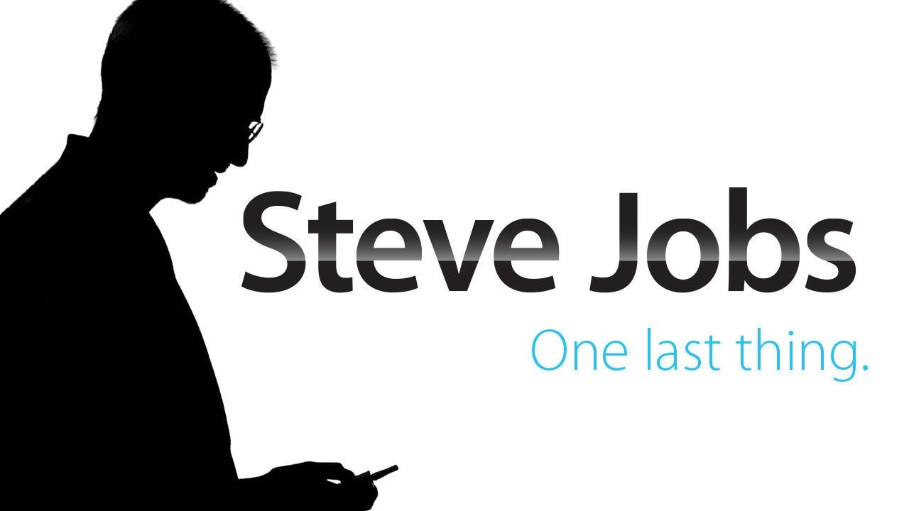 Backdrop for Steve Jobs: One Last Thing