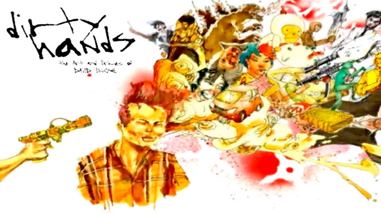 Backdrop for Dirty Hands: The Art & Crimes of David Choe