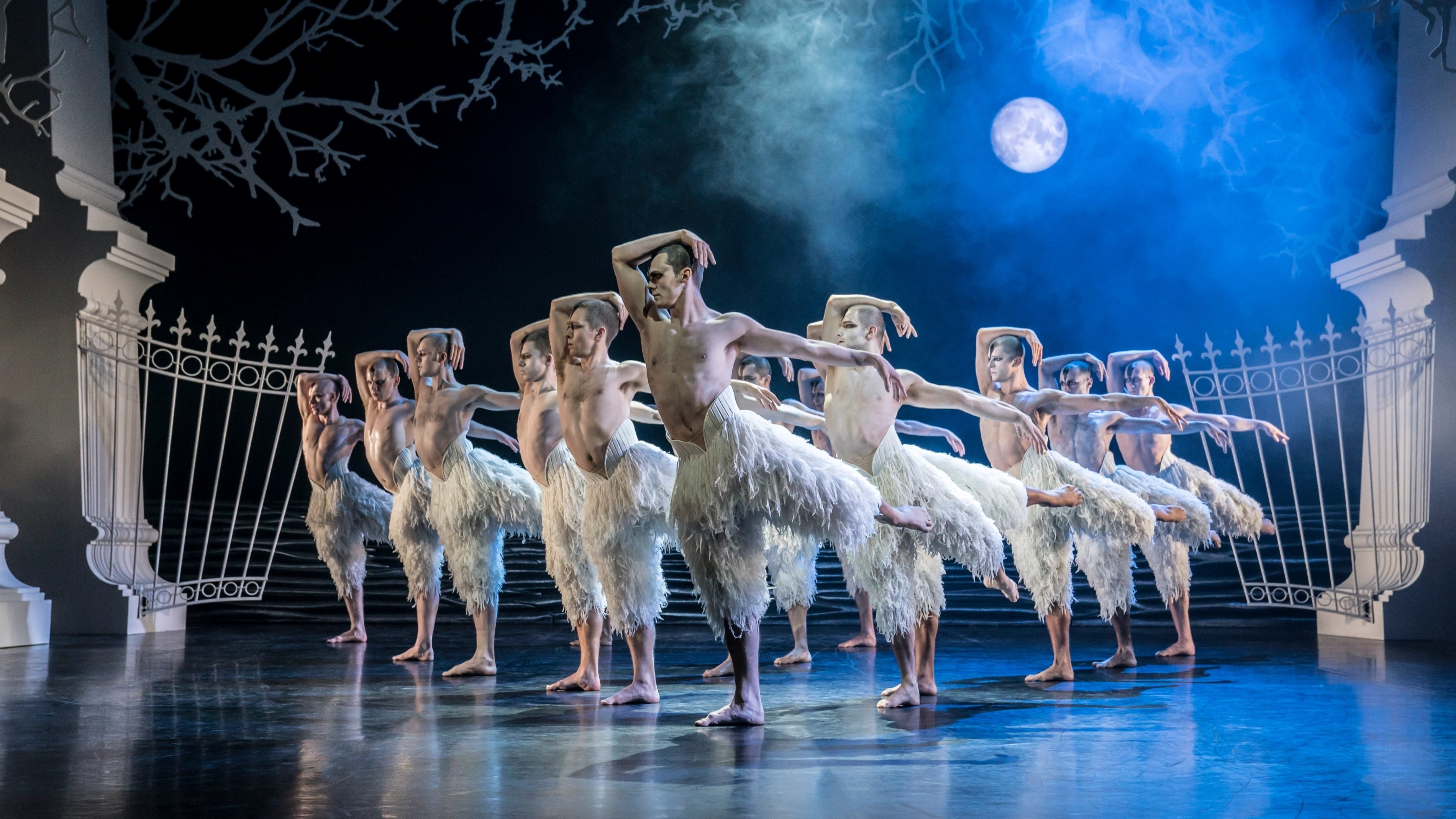 Backdrop for Matthew Bourne's Swan Lake