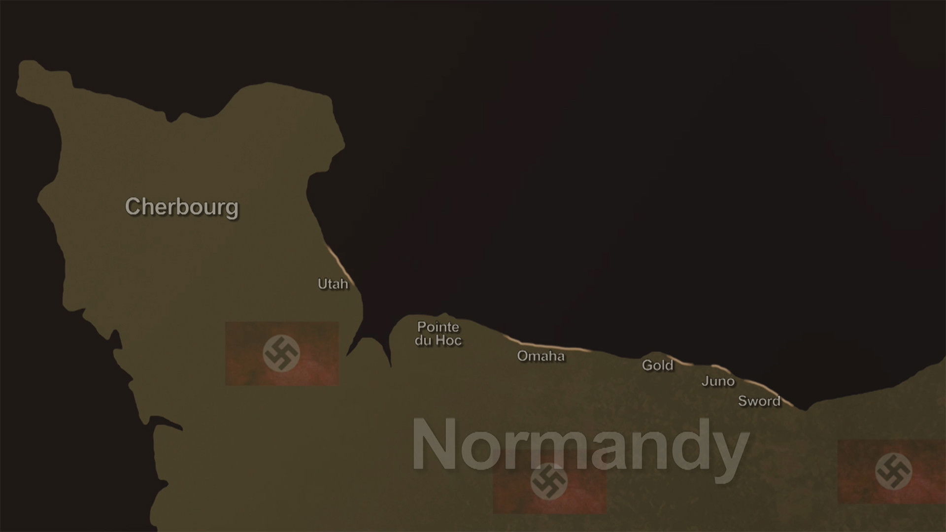 Backdrop for D-Day: Over Normandy