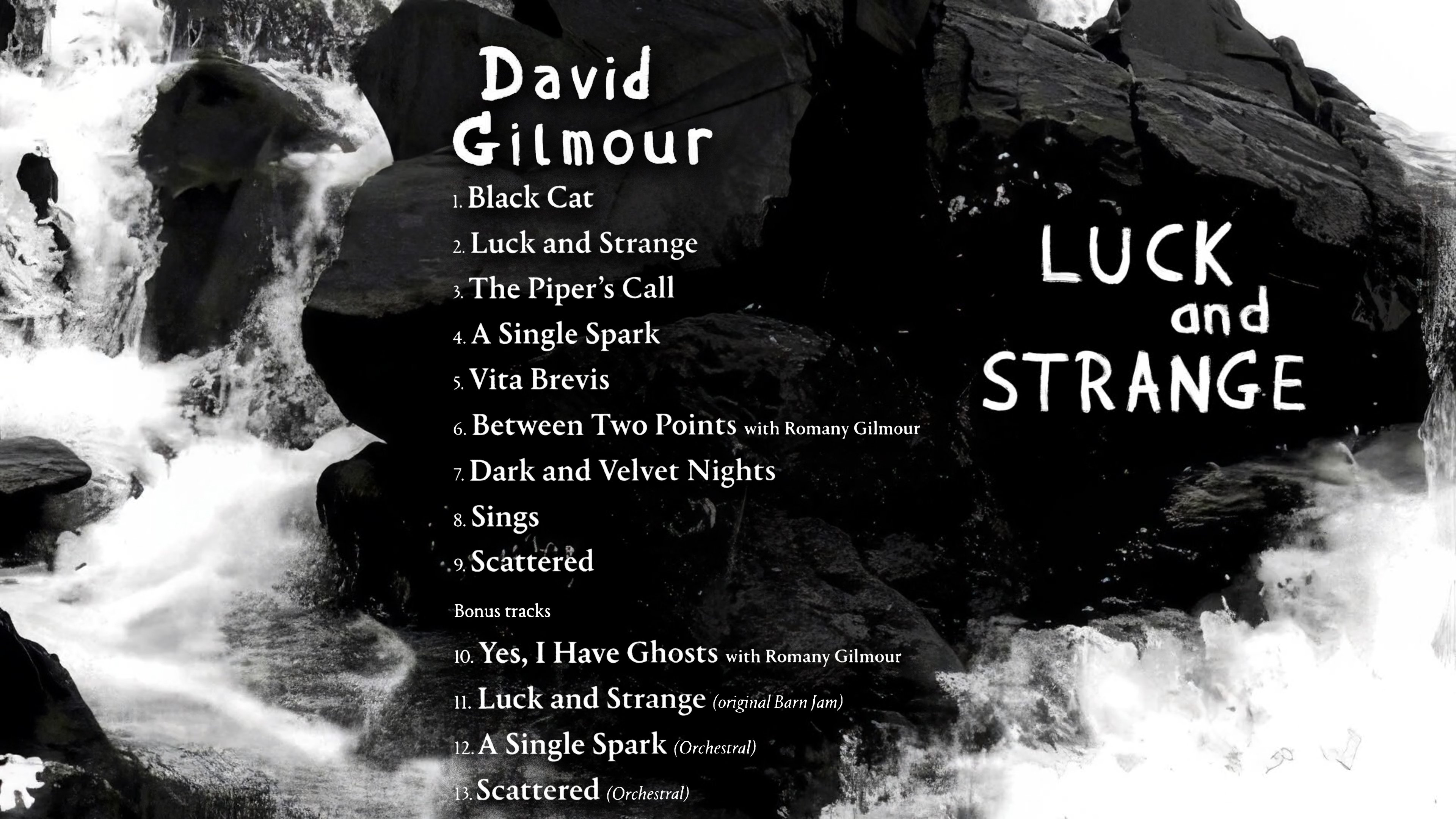 Backdrop for David Gilmour: Luck And Strange