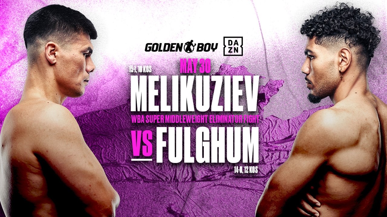 Backdrop for Bektemir Melikuziev vs. Darius Fulghum