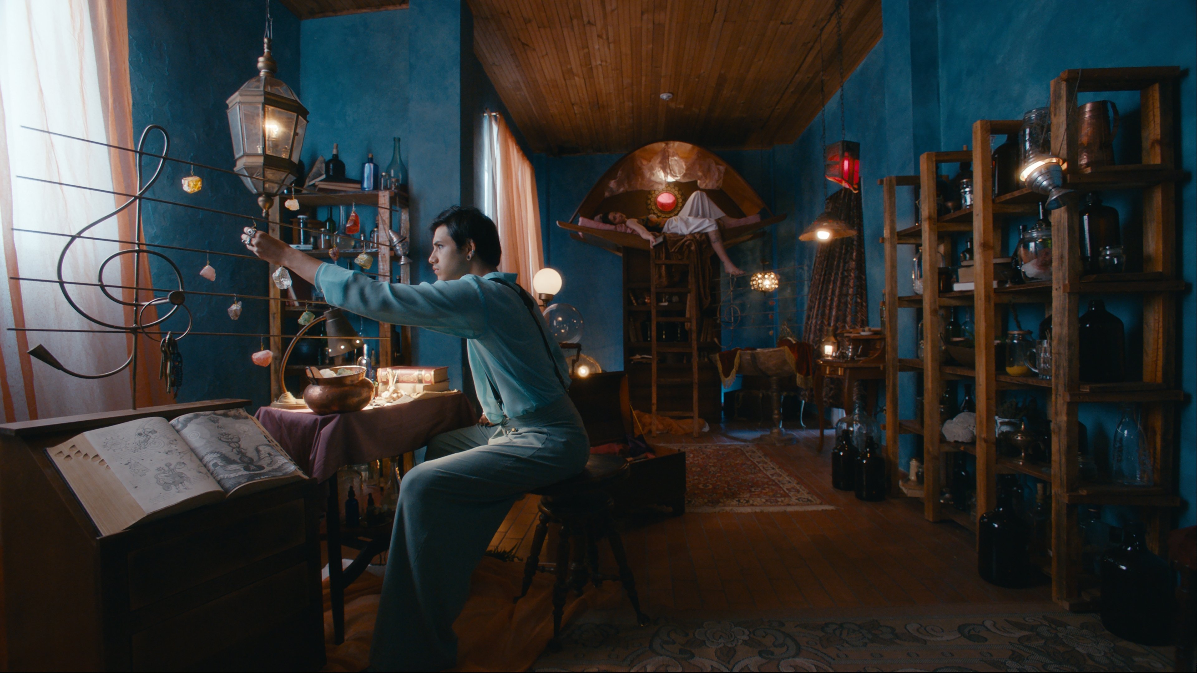 Backdrop for Rains Over Babel