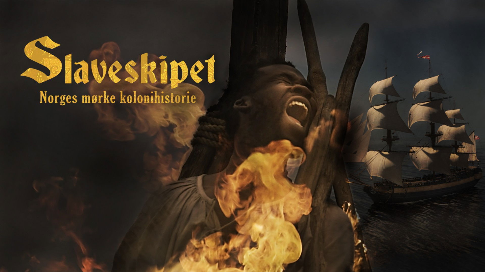 Backdrop for Slaveskipet: Norges mørke kolonihistorie