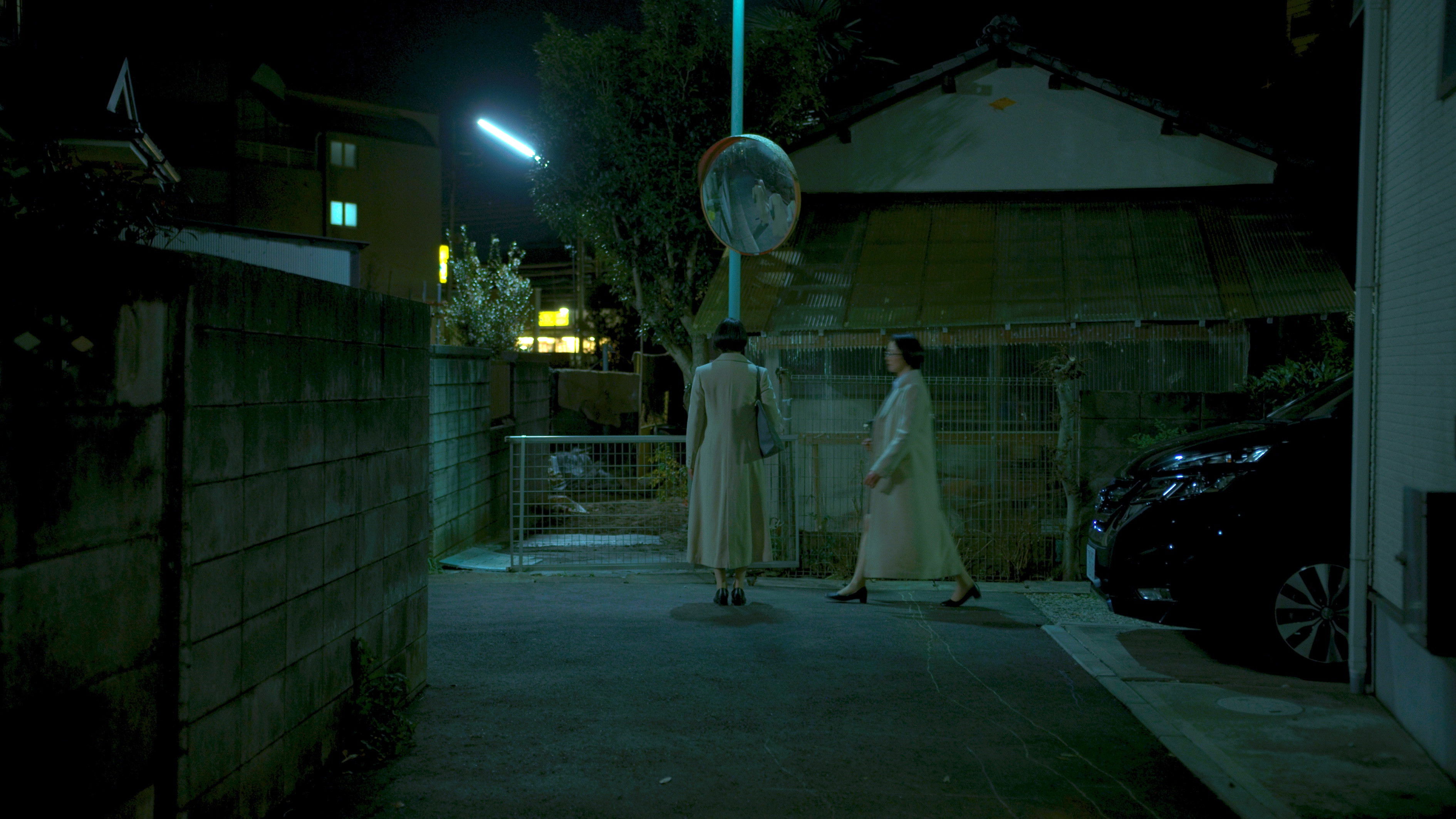 Backdrop for Walking Woman