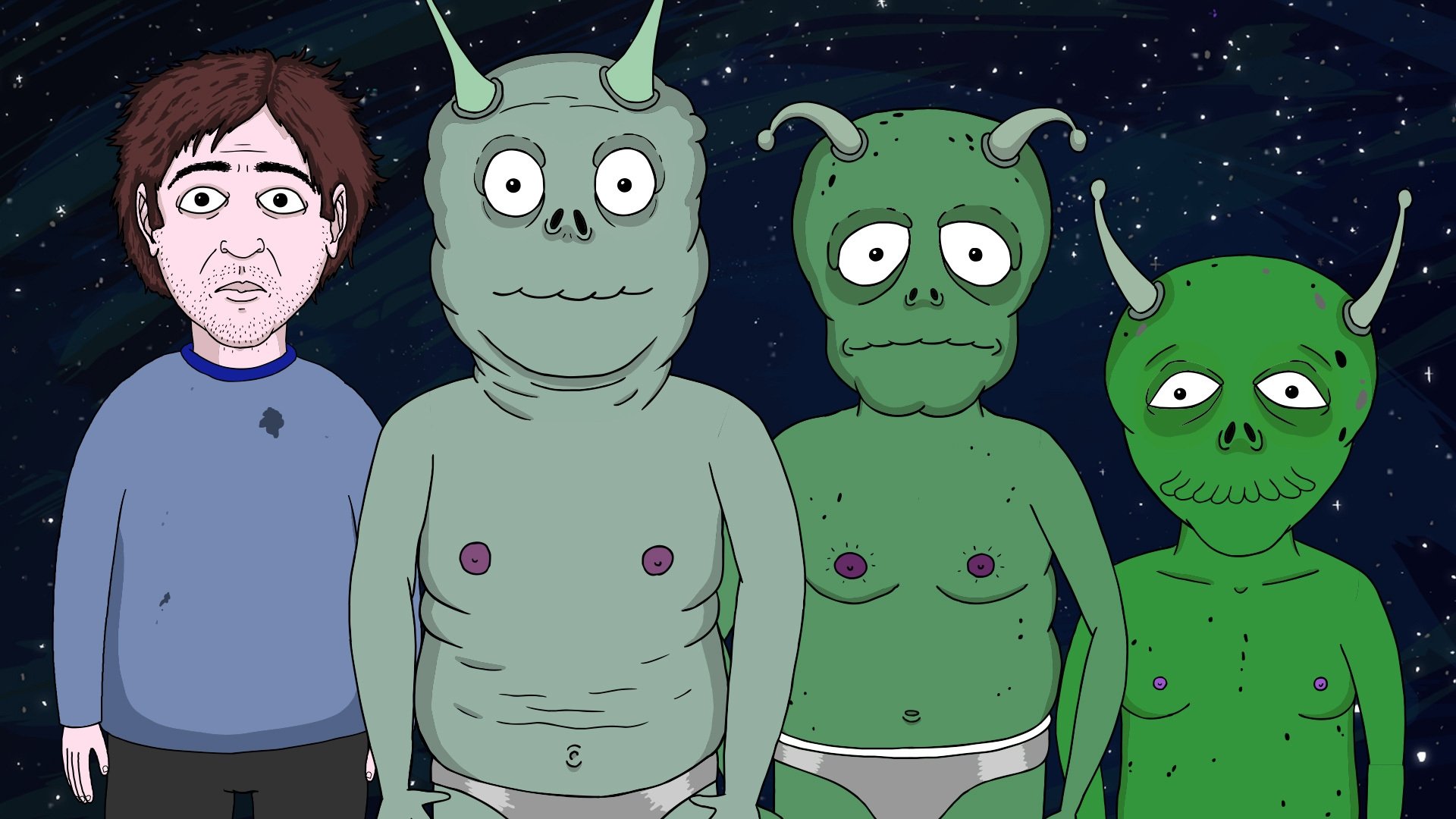 Backdrop for Jeff and Some Aliens