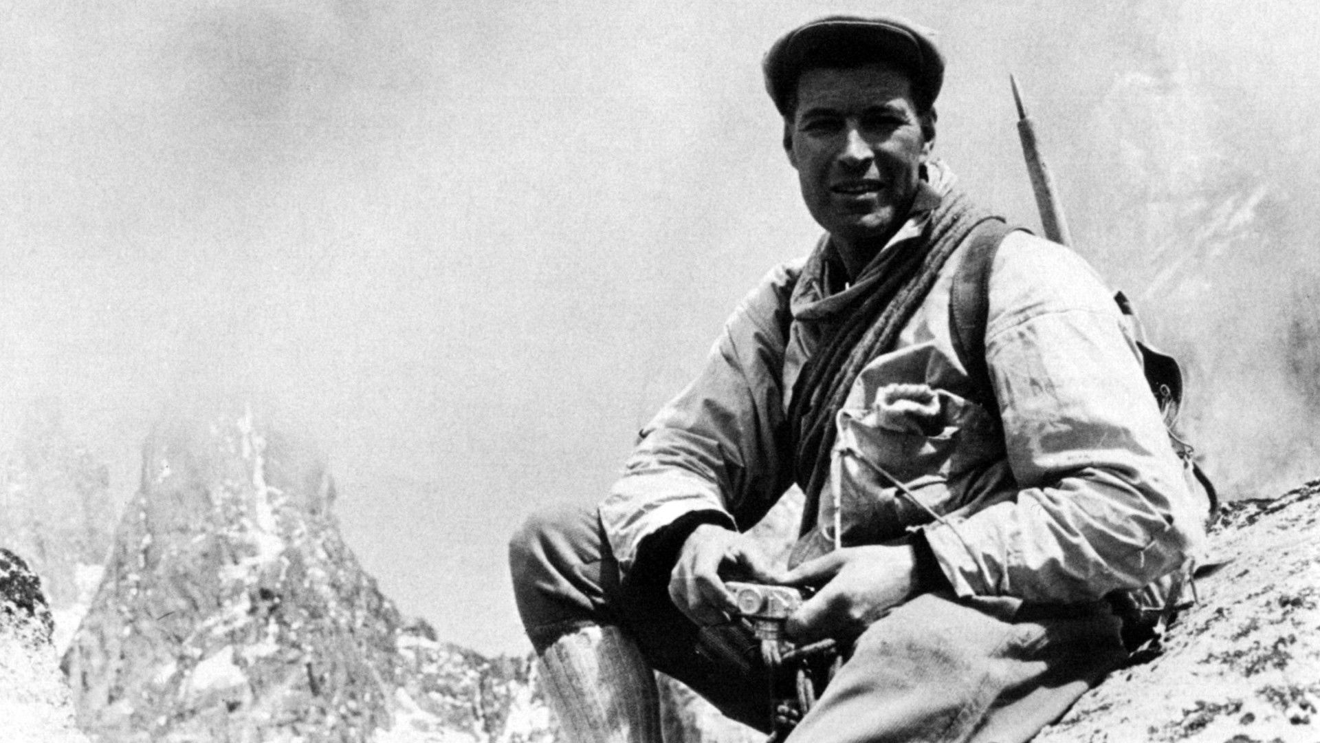 Backdrop for The Trail of Toni - Toni Gobbi from Citizen to Mountain Guide