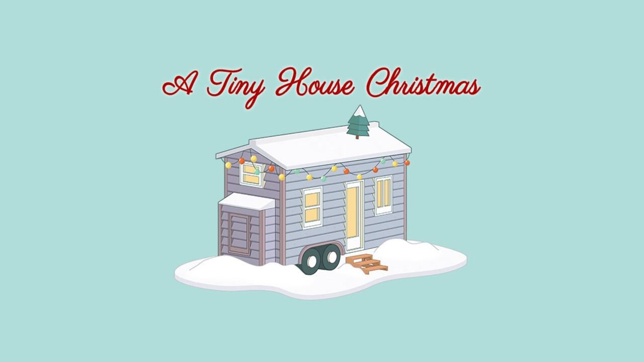 Backdrop for A Tiny House Christmas