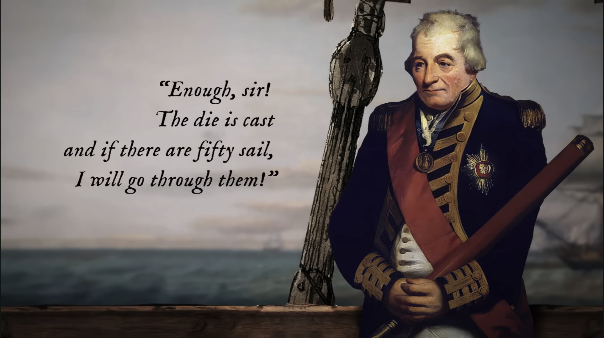 Backdrop for Nelson's Battles in 3D: Cape St. Vincent