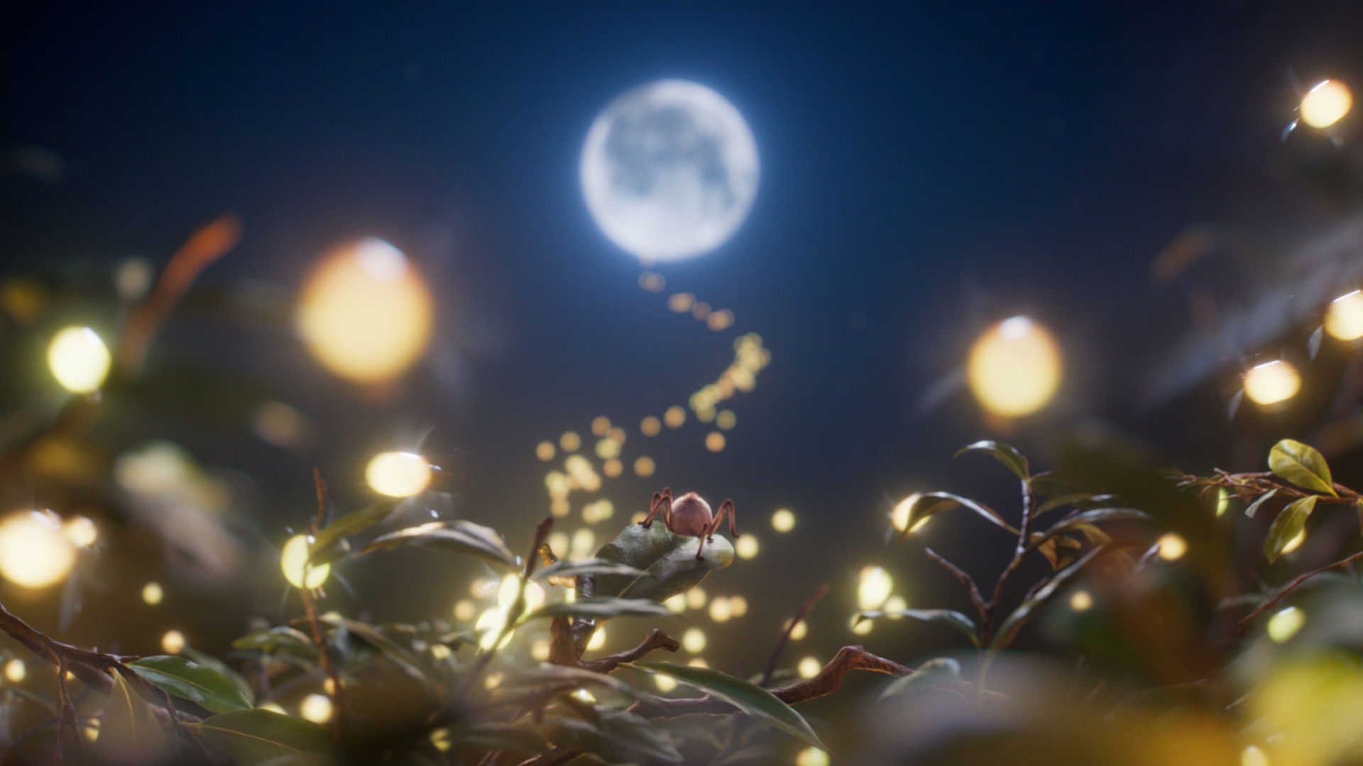 Backdrop for Swing to the Moon