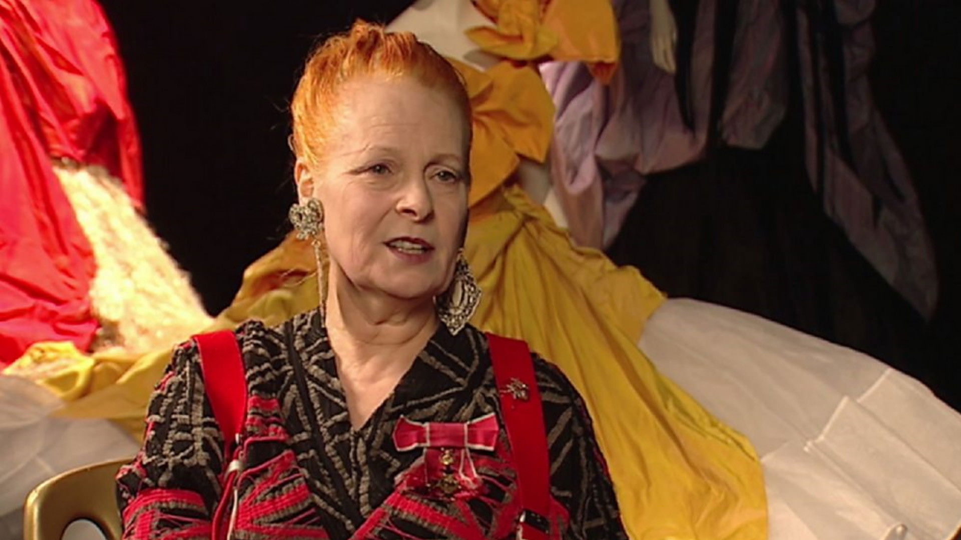 Backdrop for Vivienne Westwood Talks to Kirsty Wark