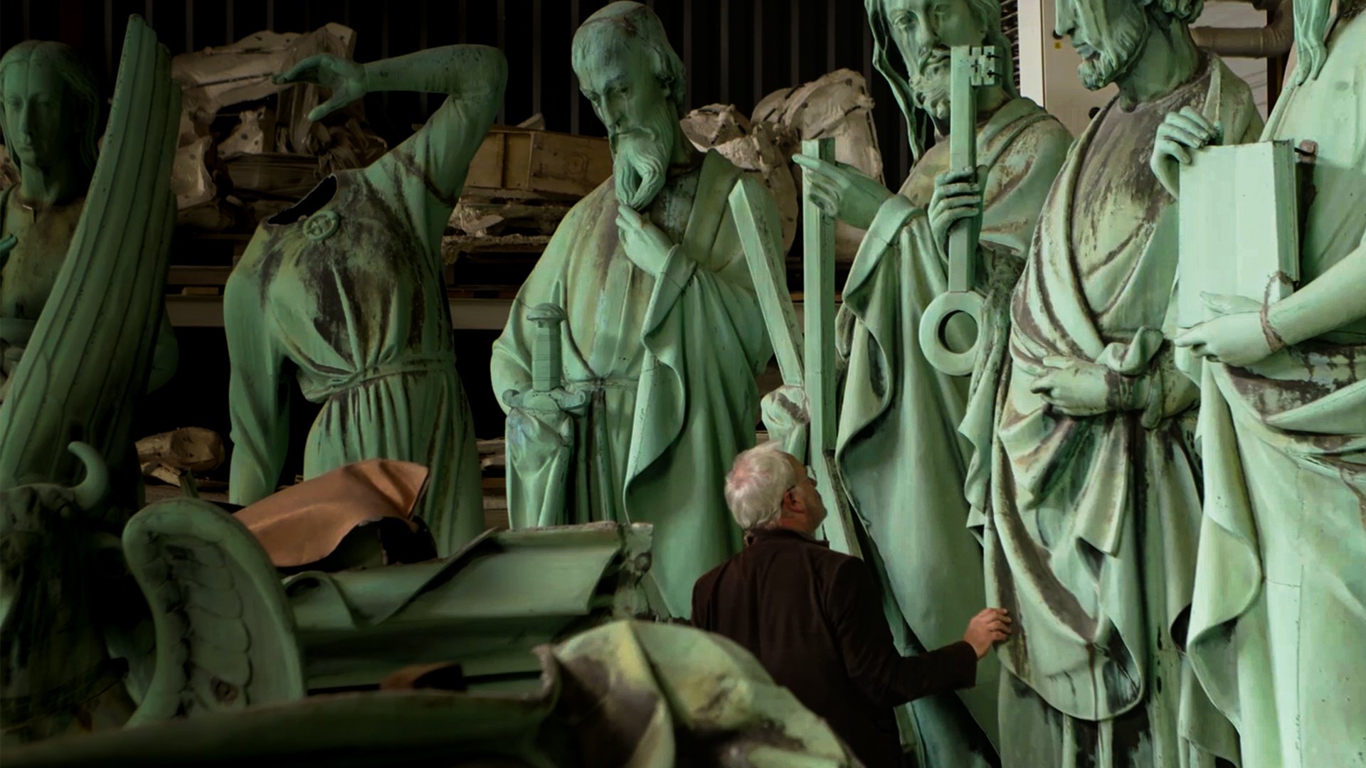 Backdrop for Saving Notre Dame