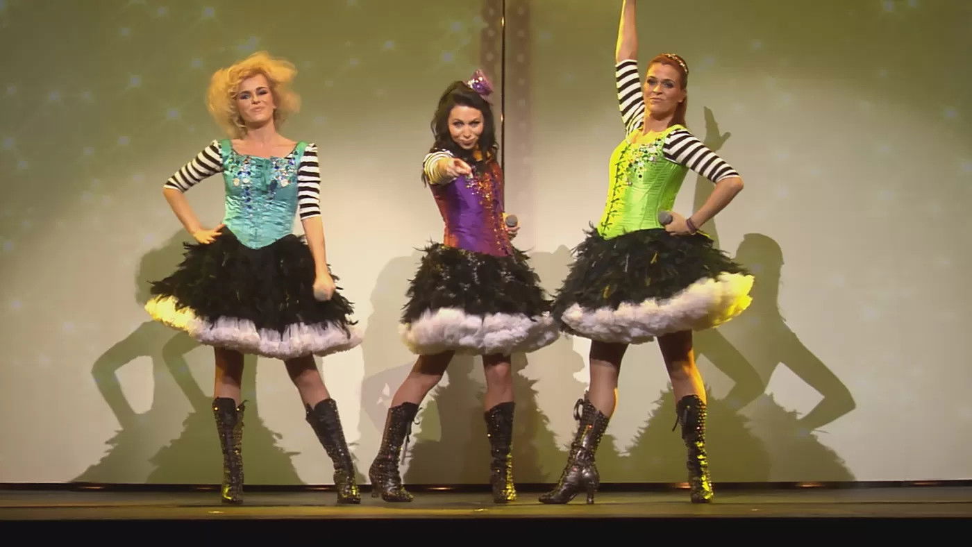 Backdrop for K3 Verjaardagsshow 15 jaar