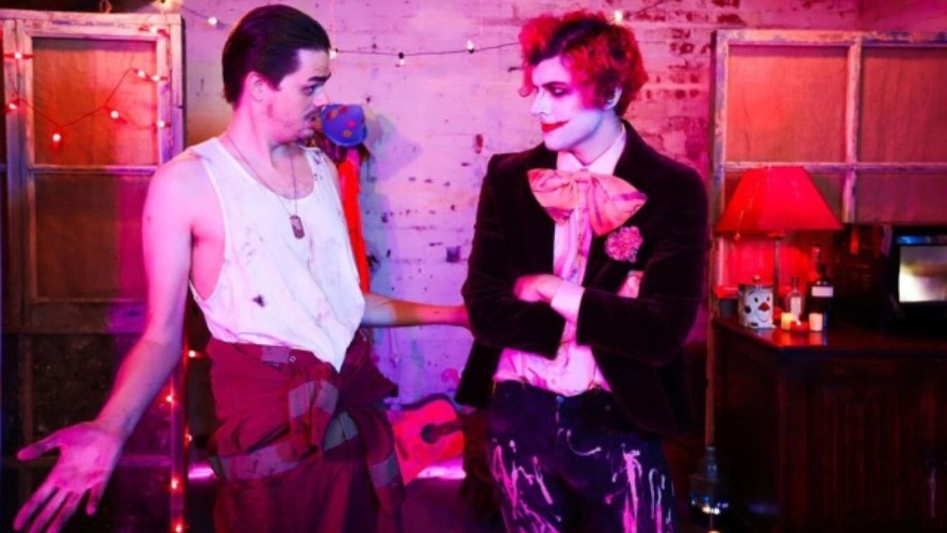 Backdrop for A Date with Wiggles the Clown