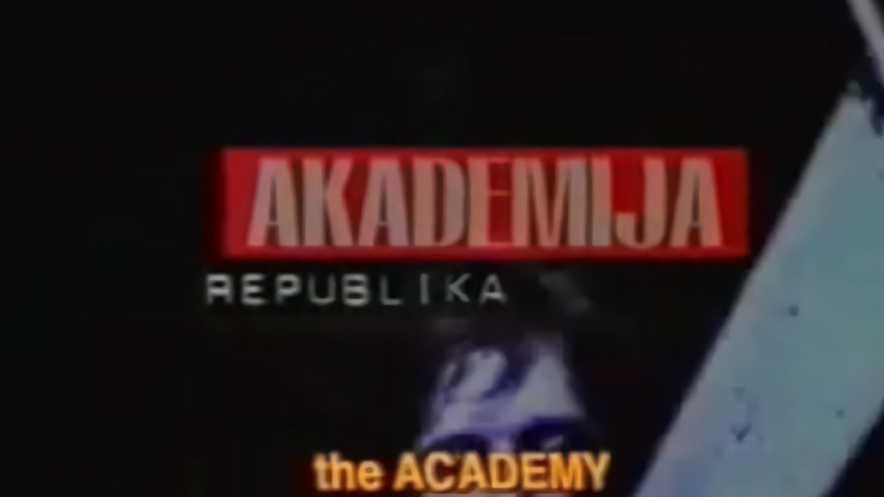 Backdrop for Akademija the Republic