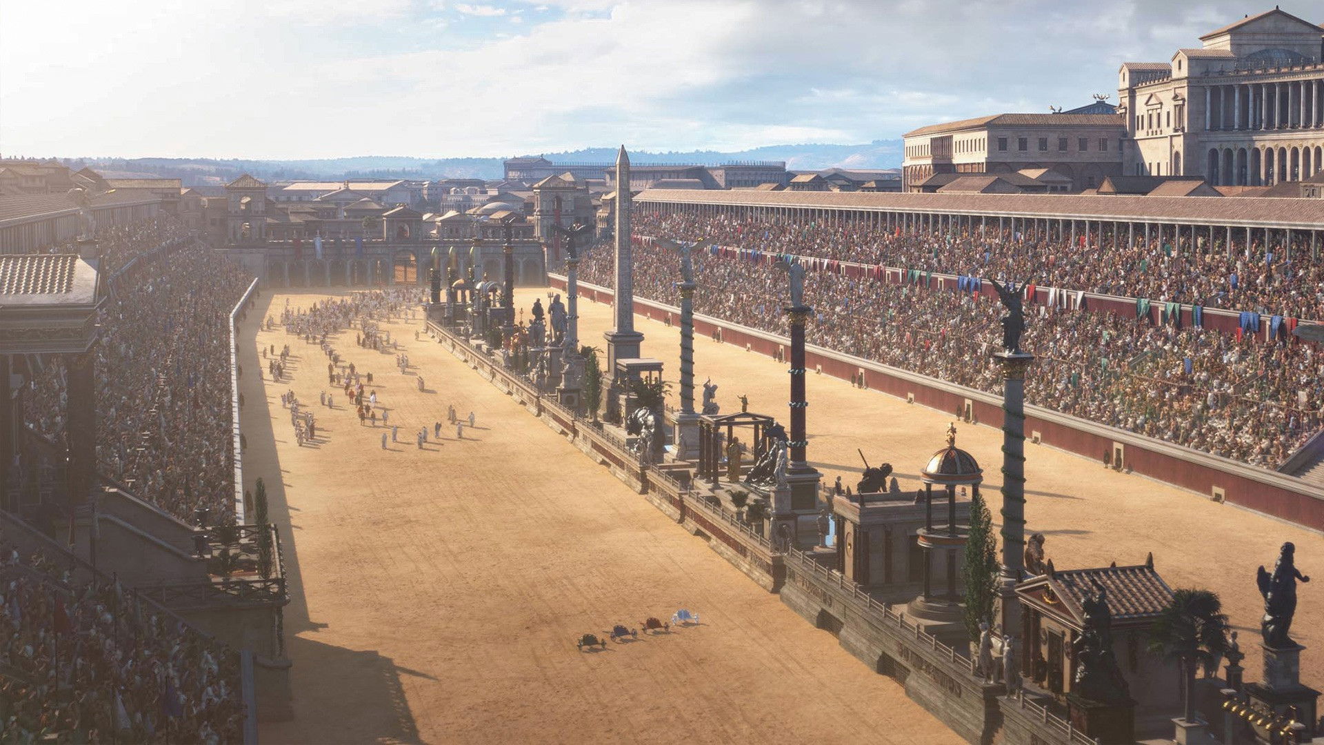 Backdrop for Race to the Death: Rome's Charioteers