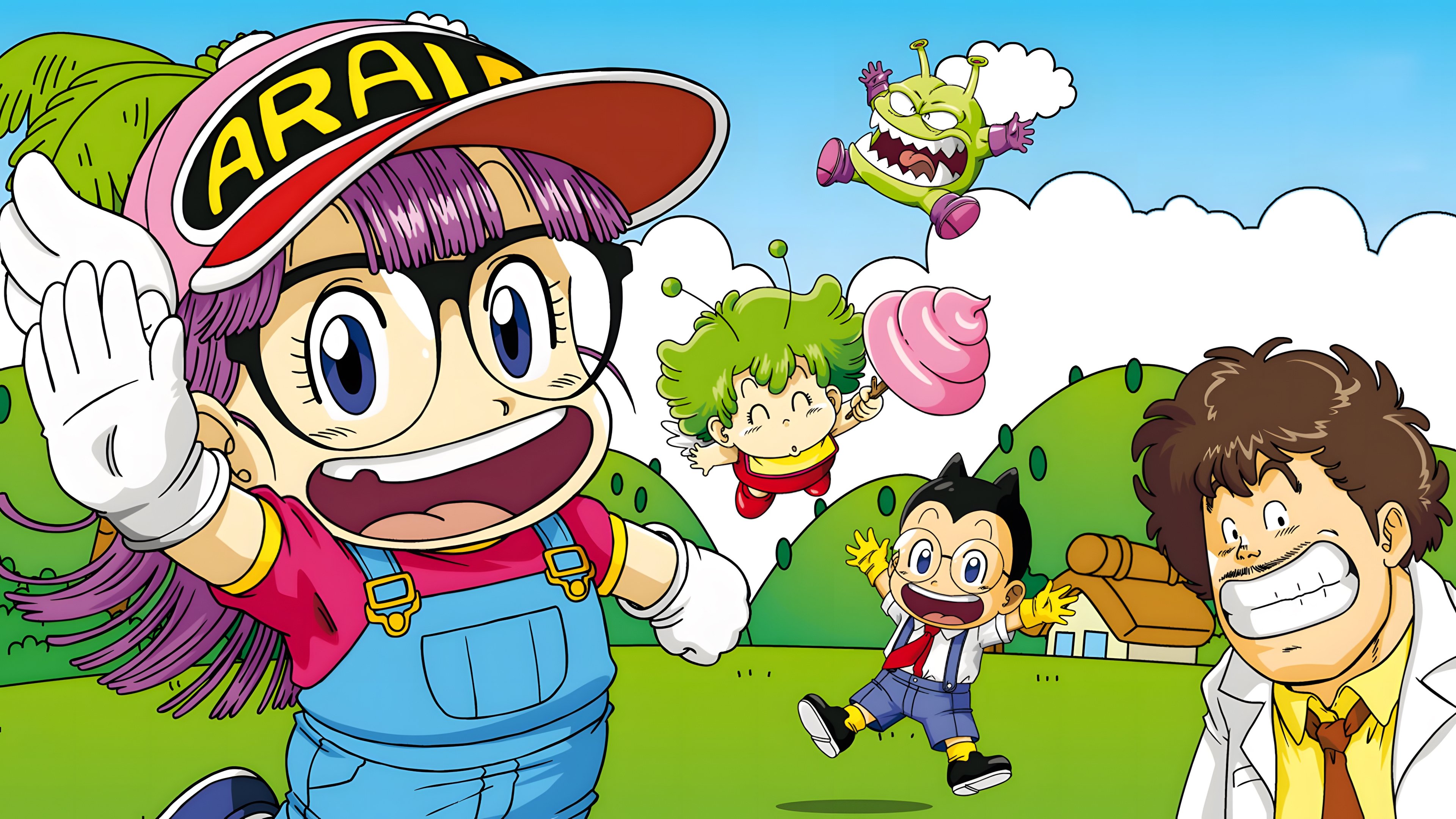 Backdrop for Dr. Slump