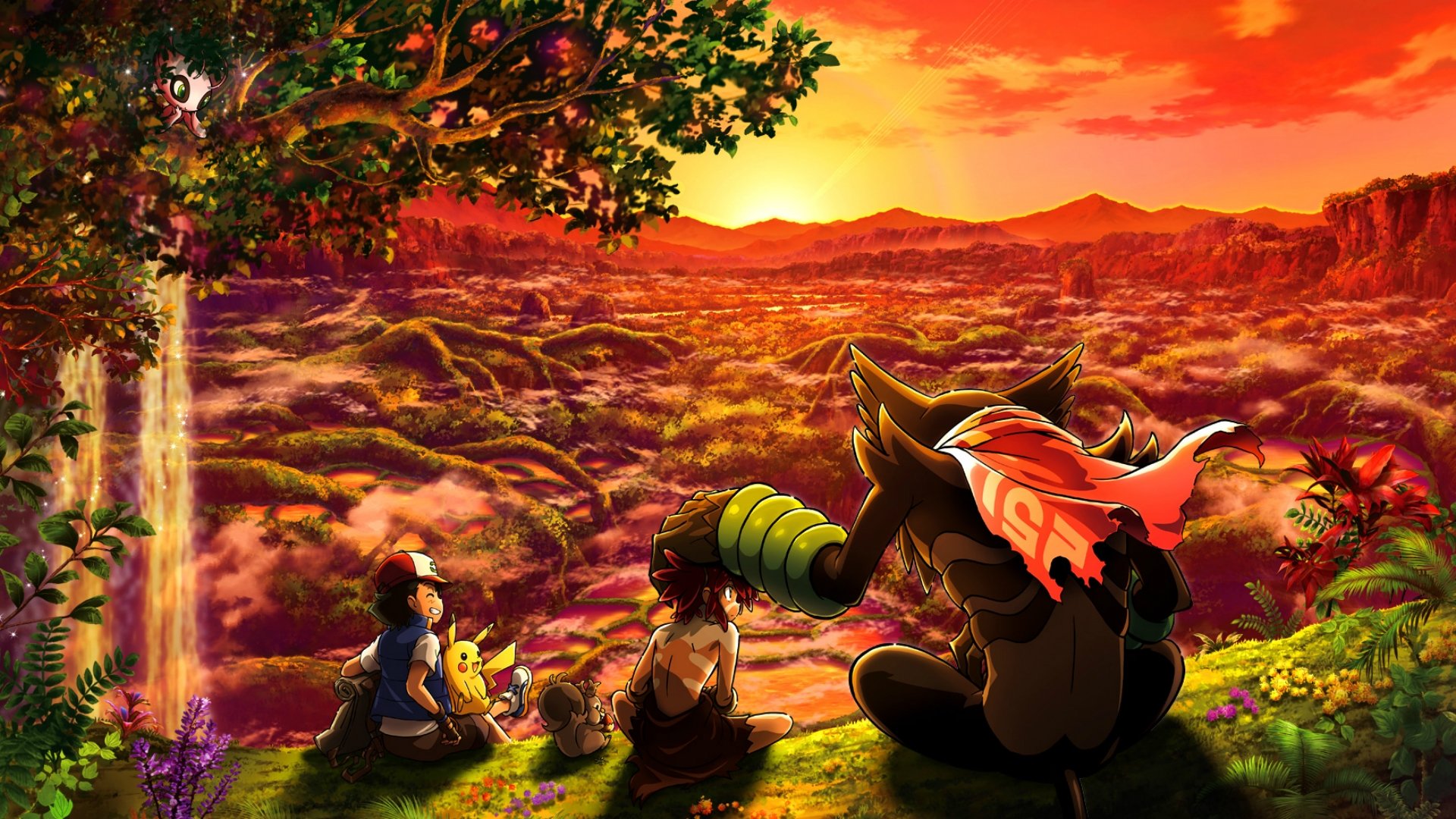 Backdrop for Pokémon the Movie: Secrets of the Jungle