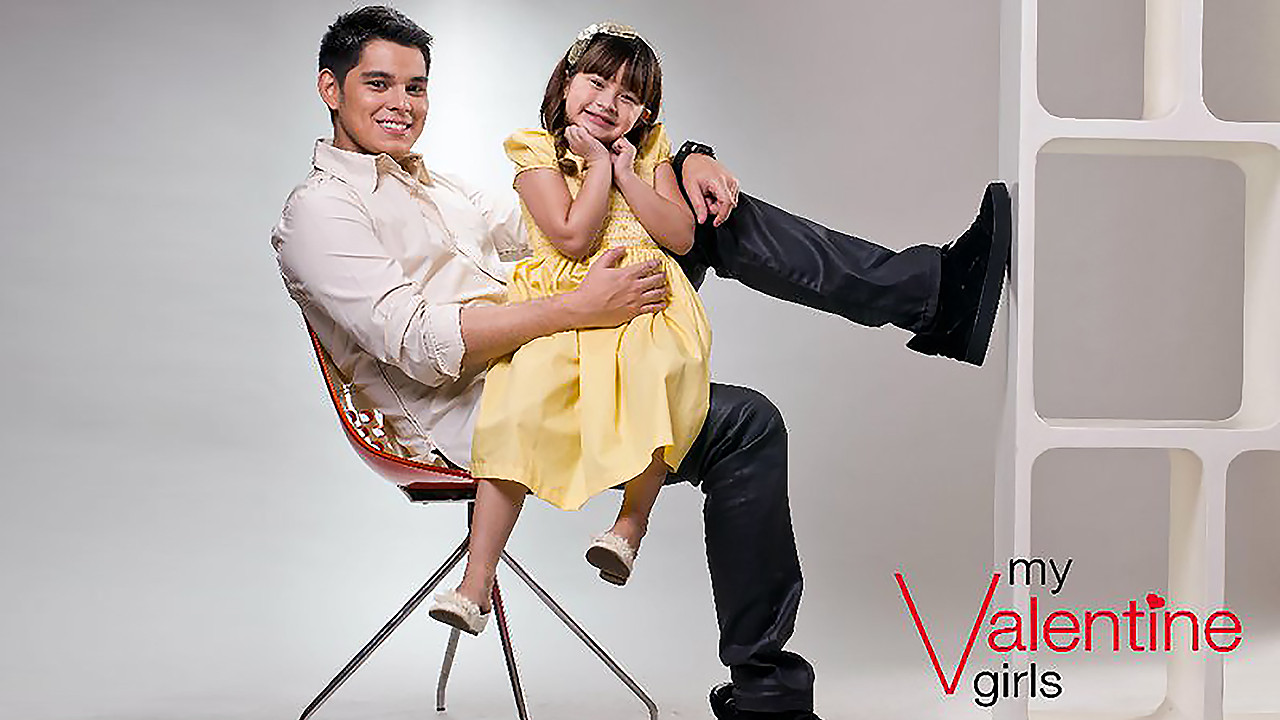 Backdrop for My Valentine Girls