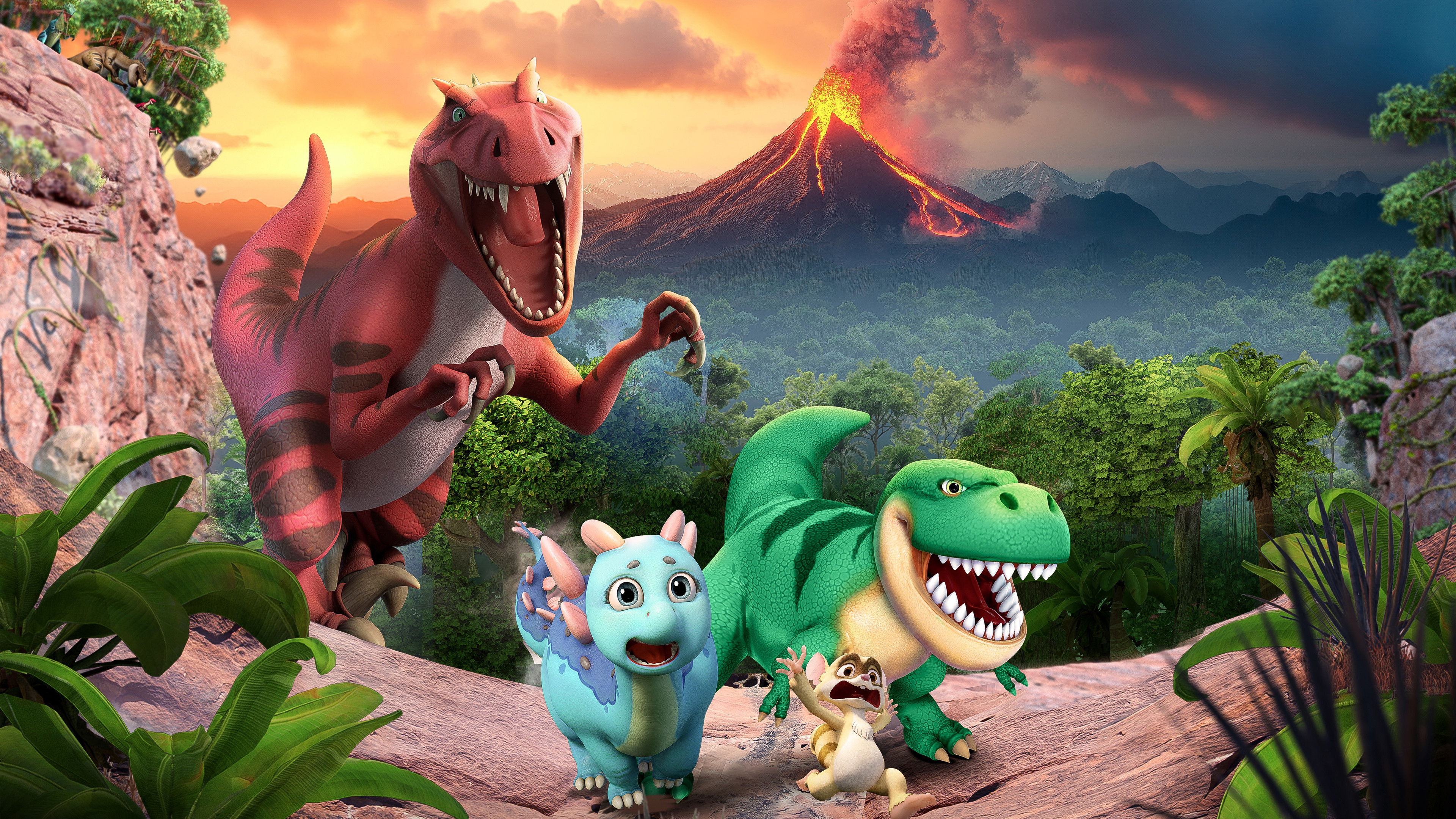 Backdrop for GG Bond: Diary of Dinosaurs