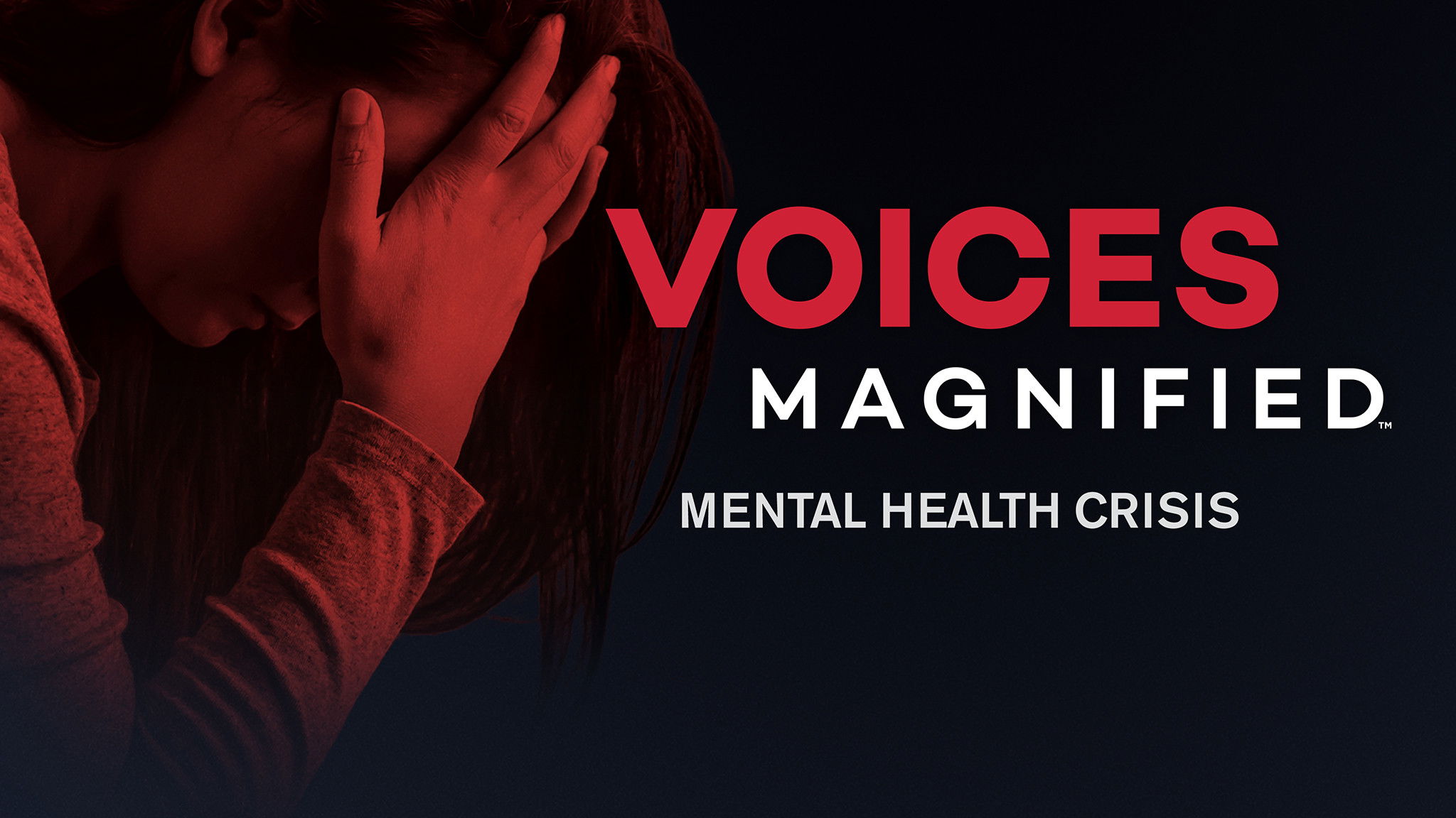 Backdrop for Voices Magnified: Mental Health Crisis