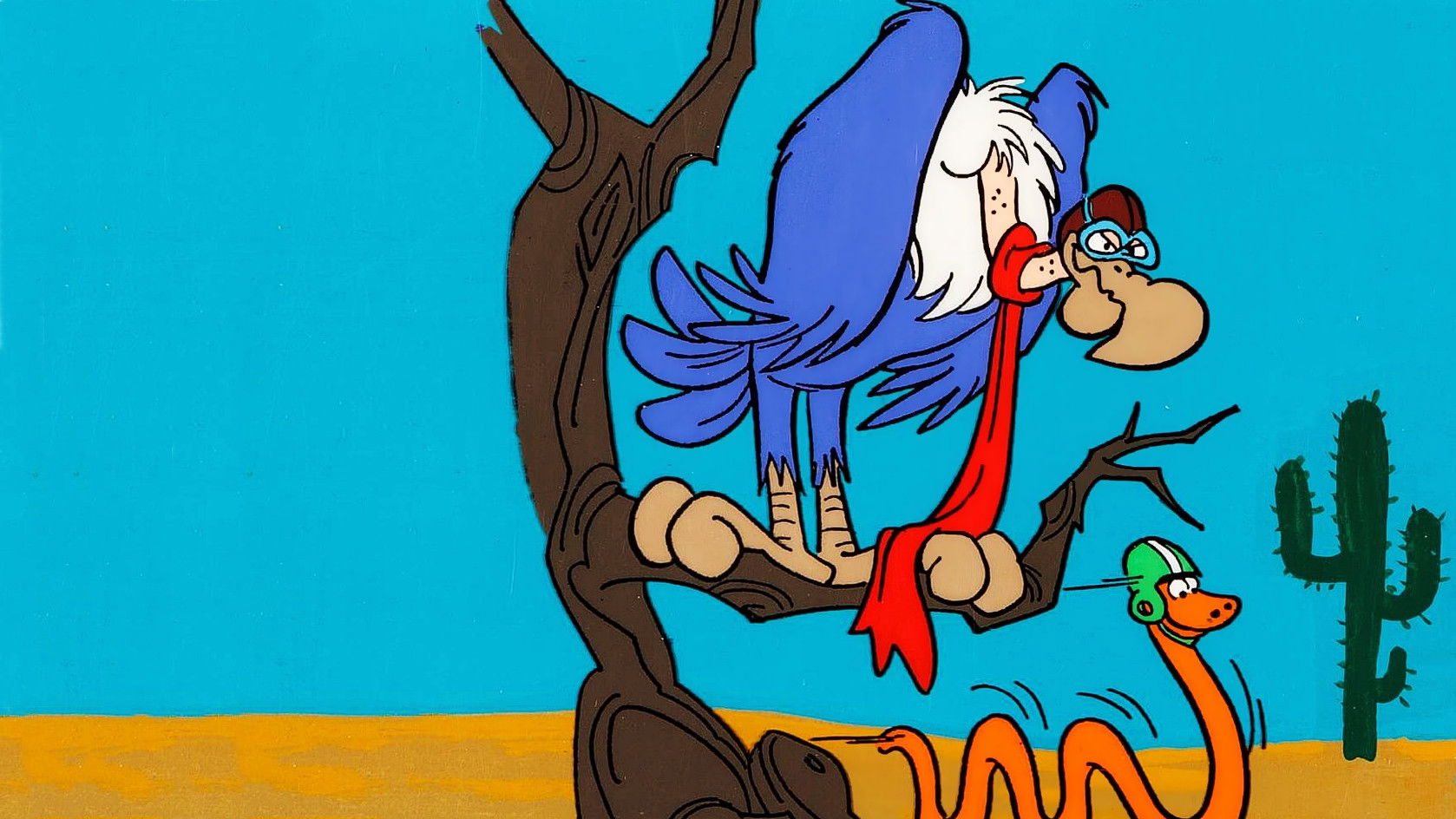 Backdrop for Blast-Off Buzzard