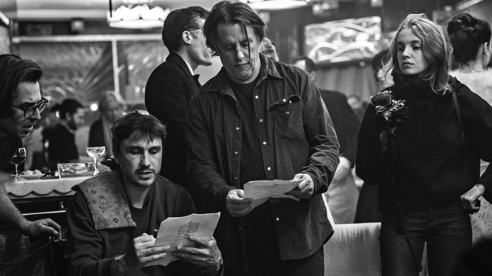 Backdrop for Le making of de Nouvelle Vague